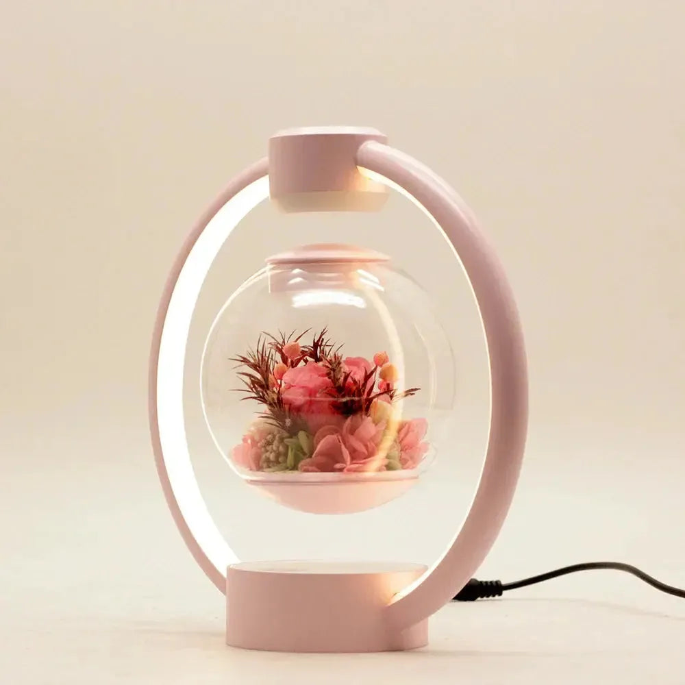 EternalGlow Light - Magnetische Schwebende Ewige Blume Dekorative Lampe Elegare