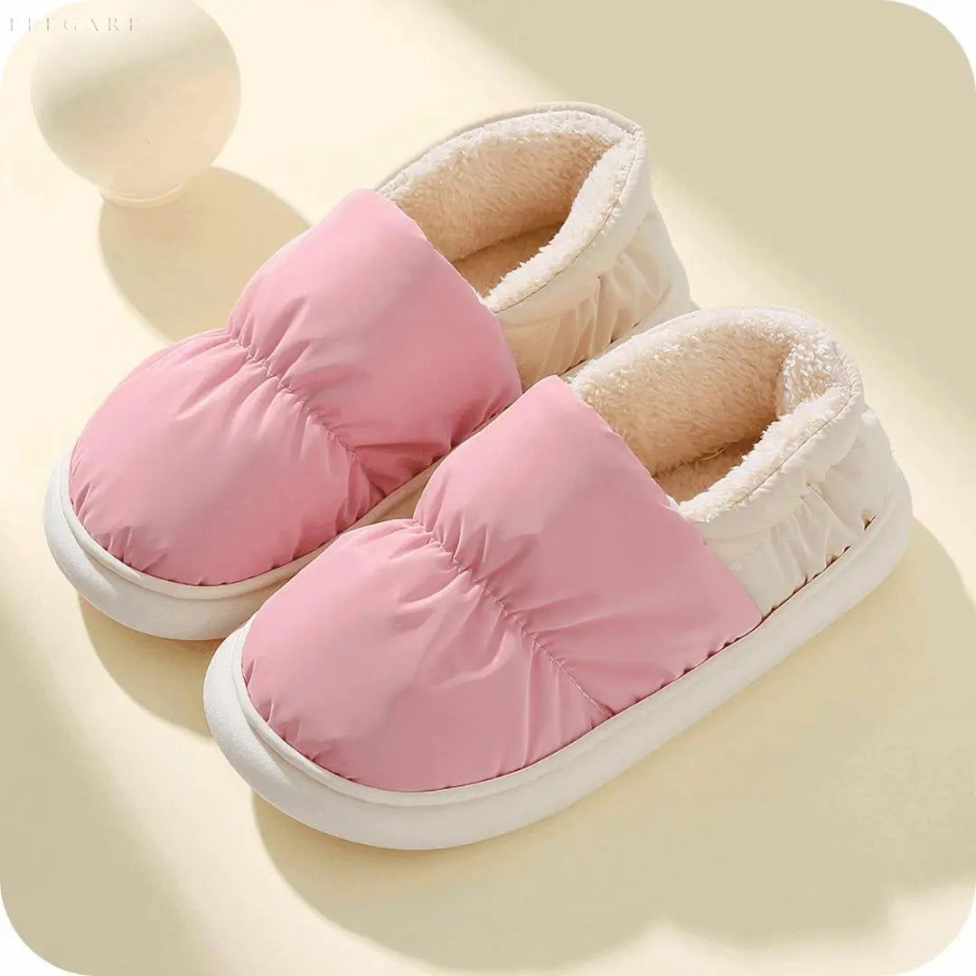 Floffi - Superweiche und kuschelige Winterpantoffeln - Elegare - DEA065 -  Leuchtendes-Rosa-42-43 