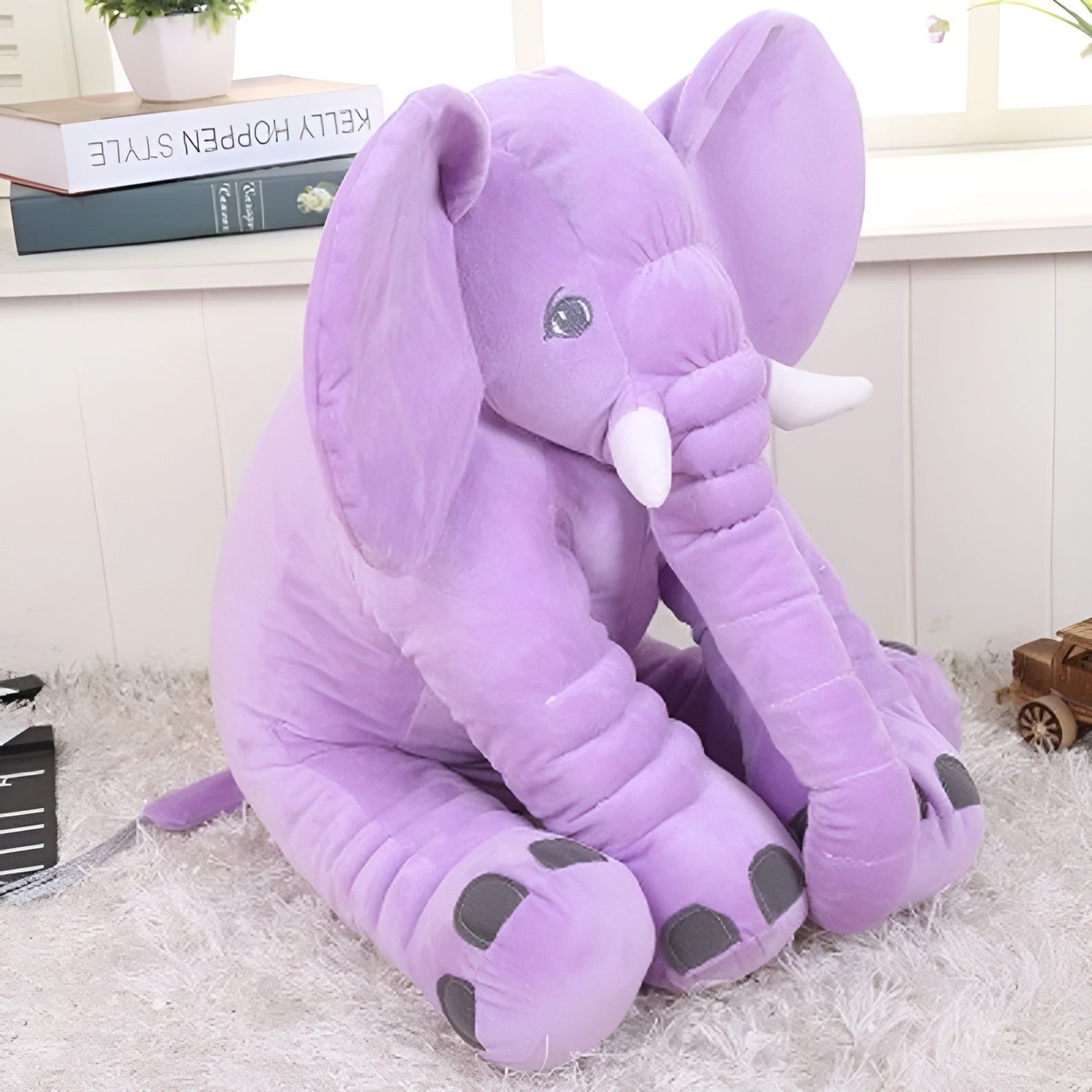 Pachyderm Pillow -  Superweiches Elefanten Kuscheltier für Babys - Elegare