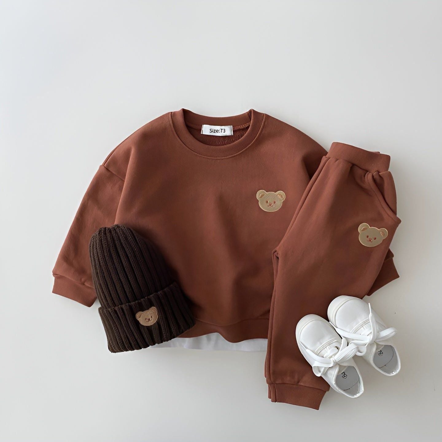 SnuggleBear - Unisex-Babybär Passendes Set (Pullover + Hose) - Elegare