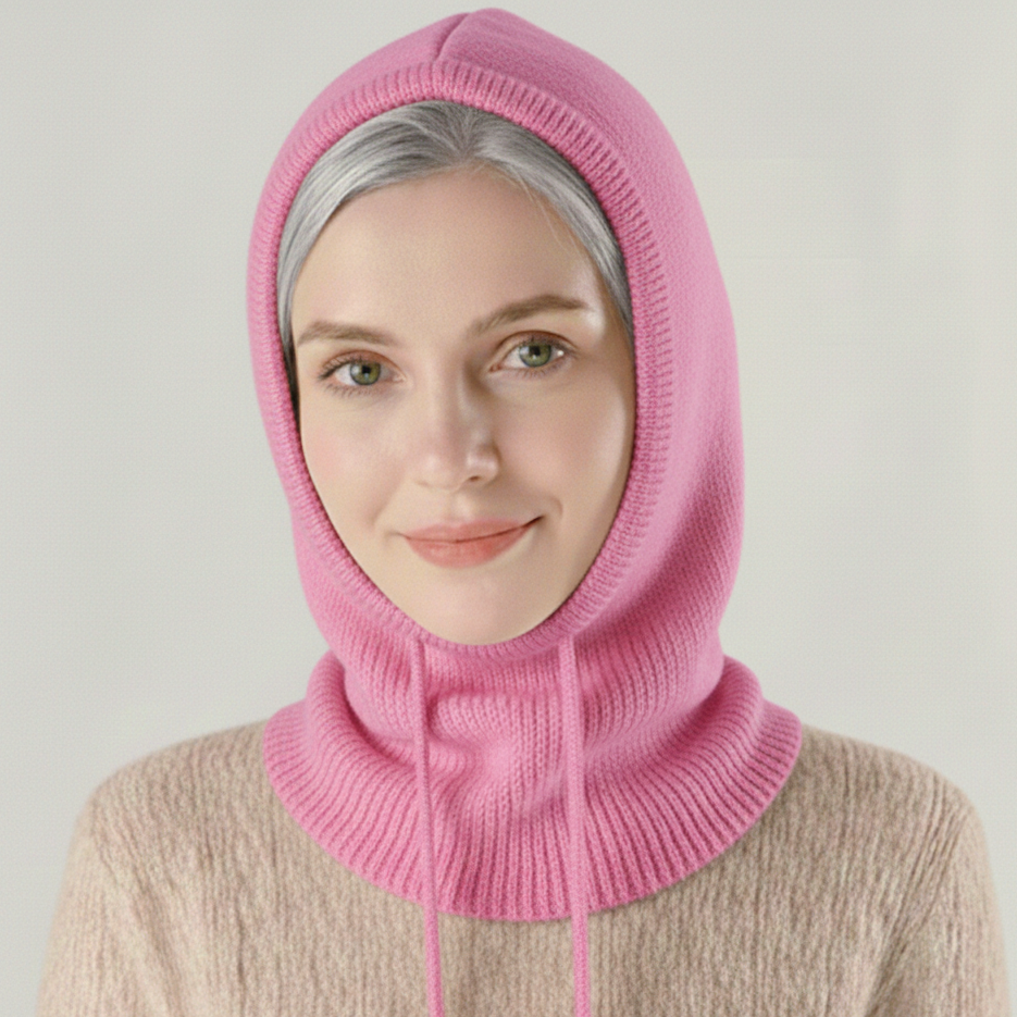 Kaschmir-Blend Mütze in Rosa – Produktfoto