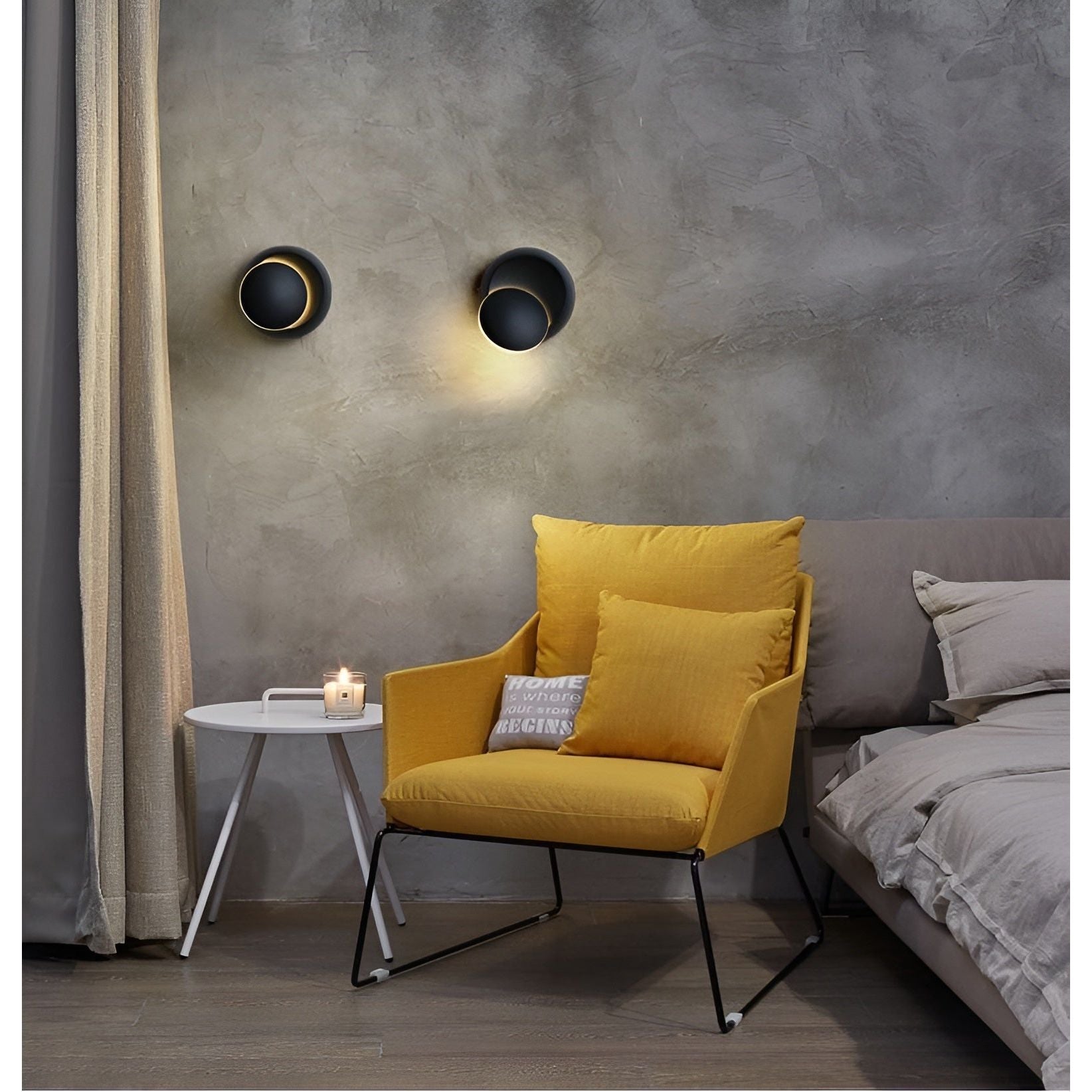 GlamSpin Light - 350 Grad Rotierbare Moderne Wandlampe Elegare