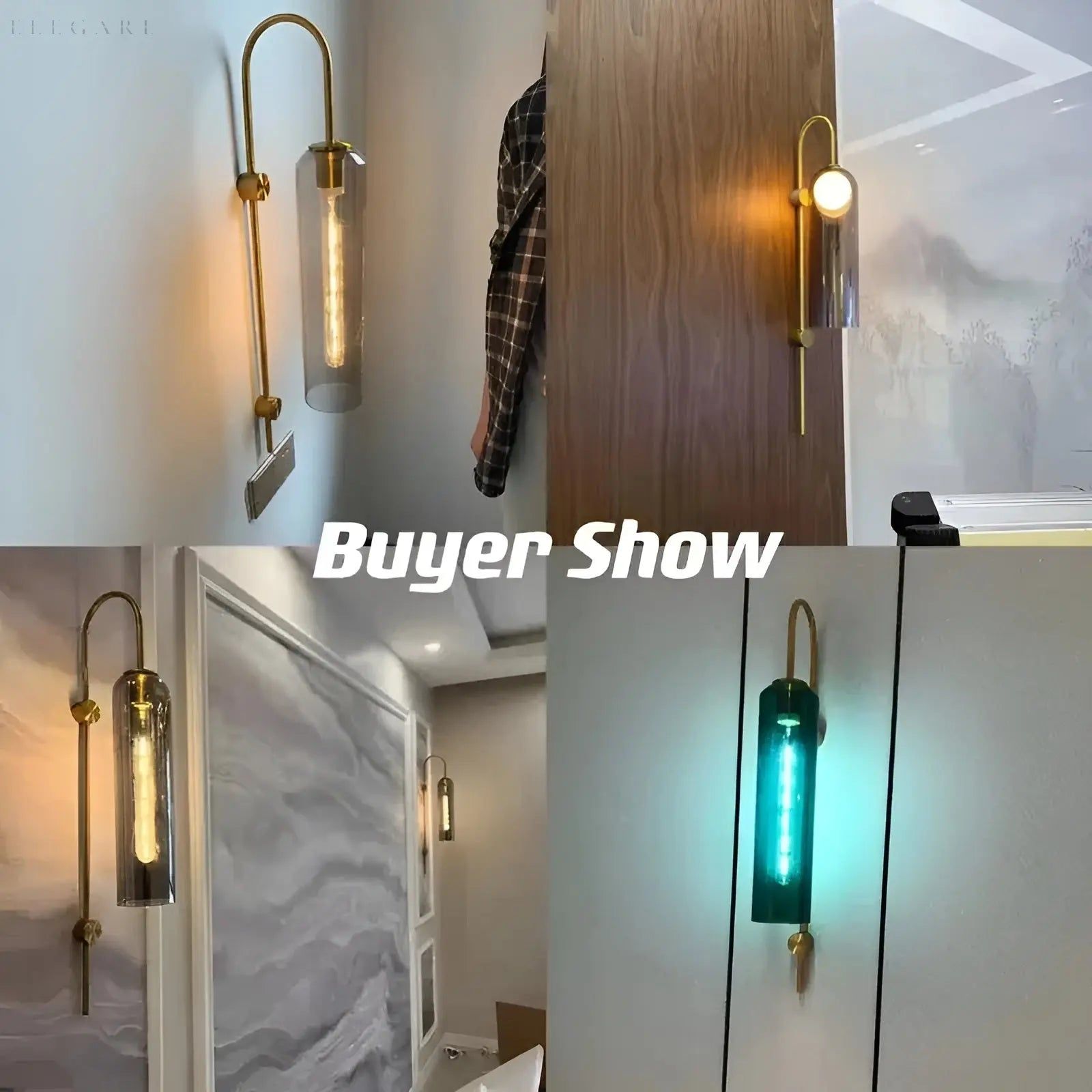 GlassCharm Lights - Moderne LED-Glas-Hängeleuchte für Zuhause Elegare