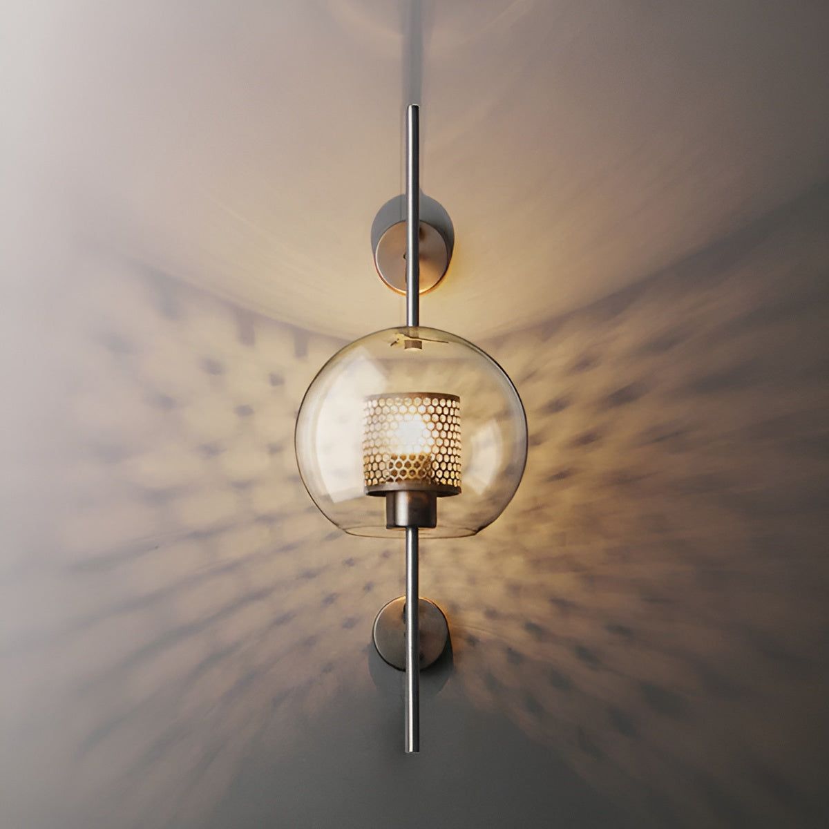 SleekGlass Lamp - Nordisch Elegante Glaswandleuchte für Moderne Inneneinrichtung - Elegare