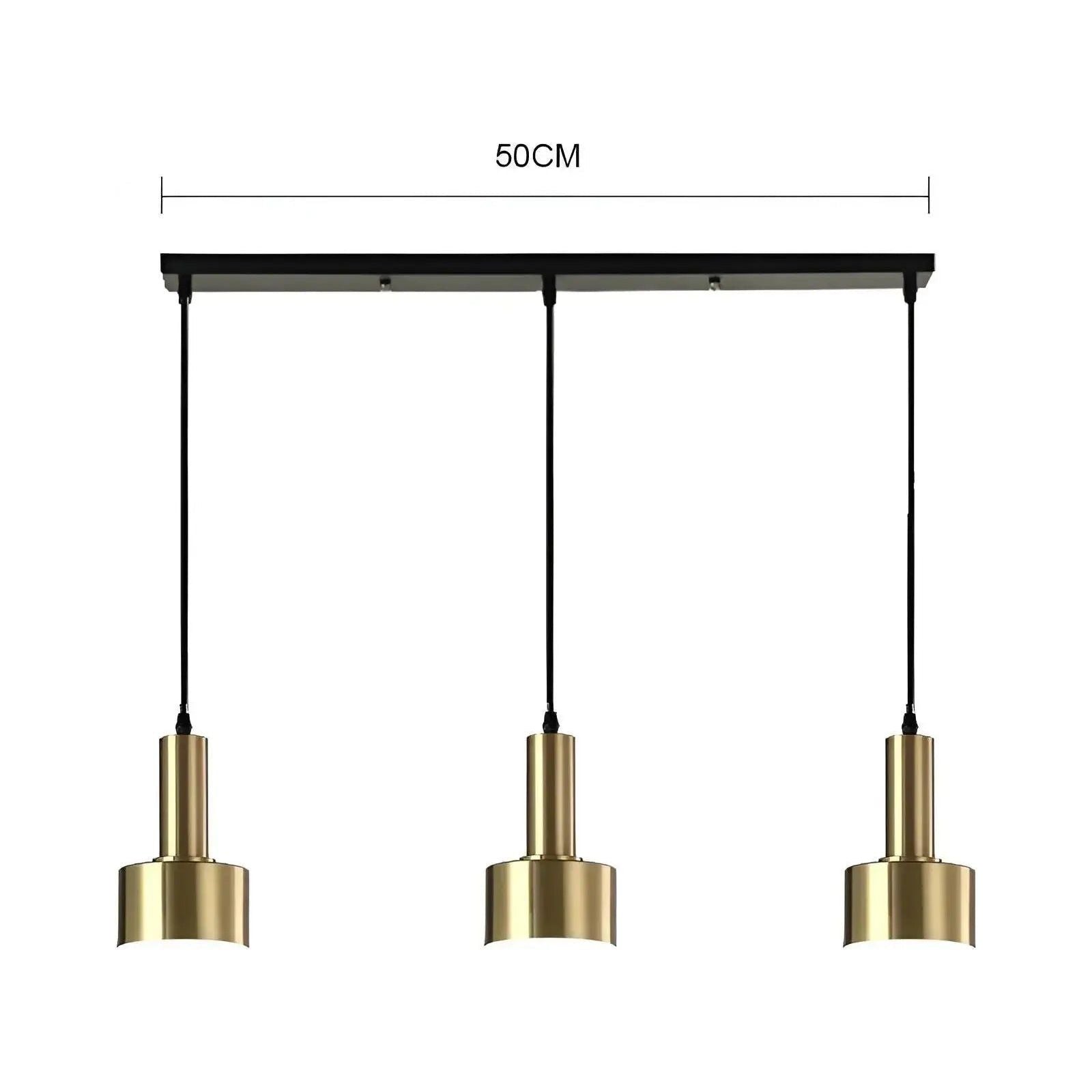 GoldGlow Lights - Nordic Gold Luxus Pendelleuchte LED Elegare