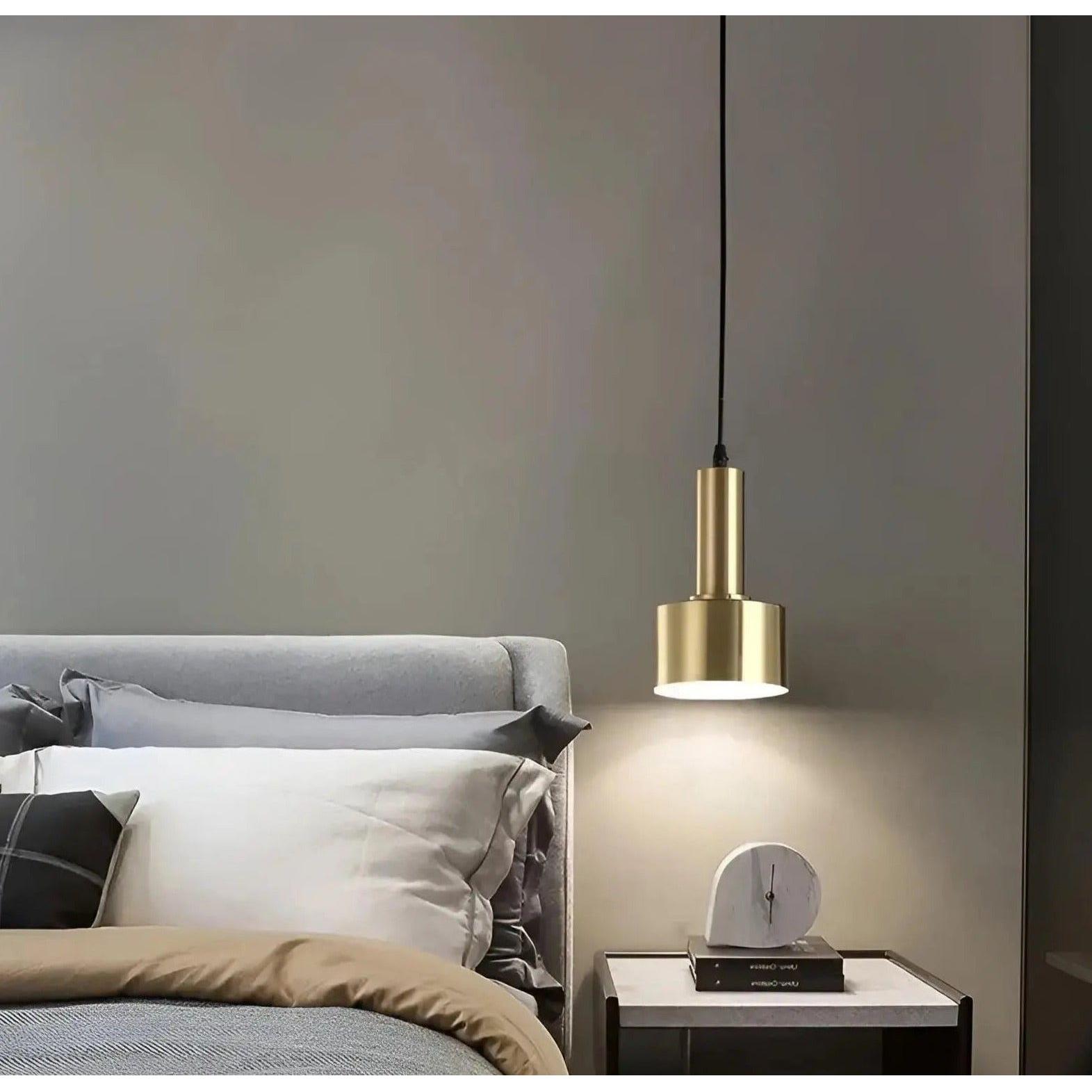 GoldGlow Lights - Nordic Gold Luxus Pendelleuchte LED Elegare