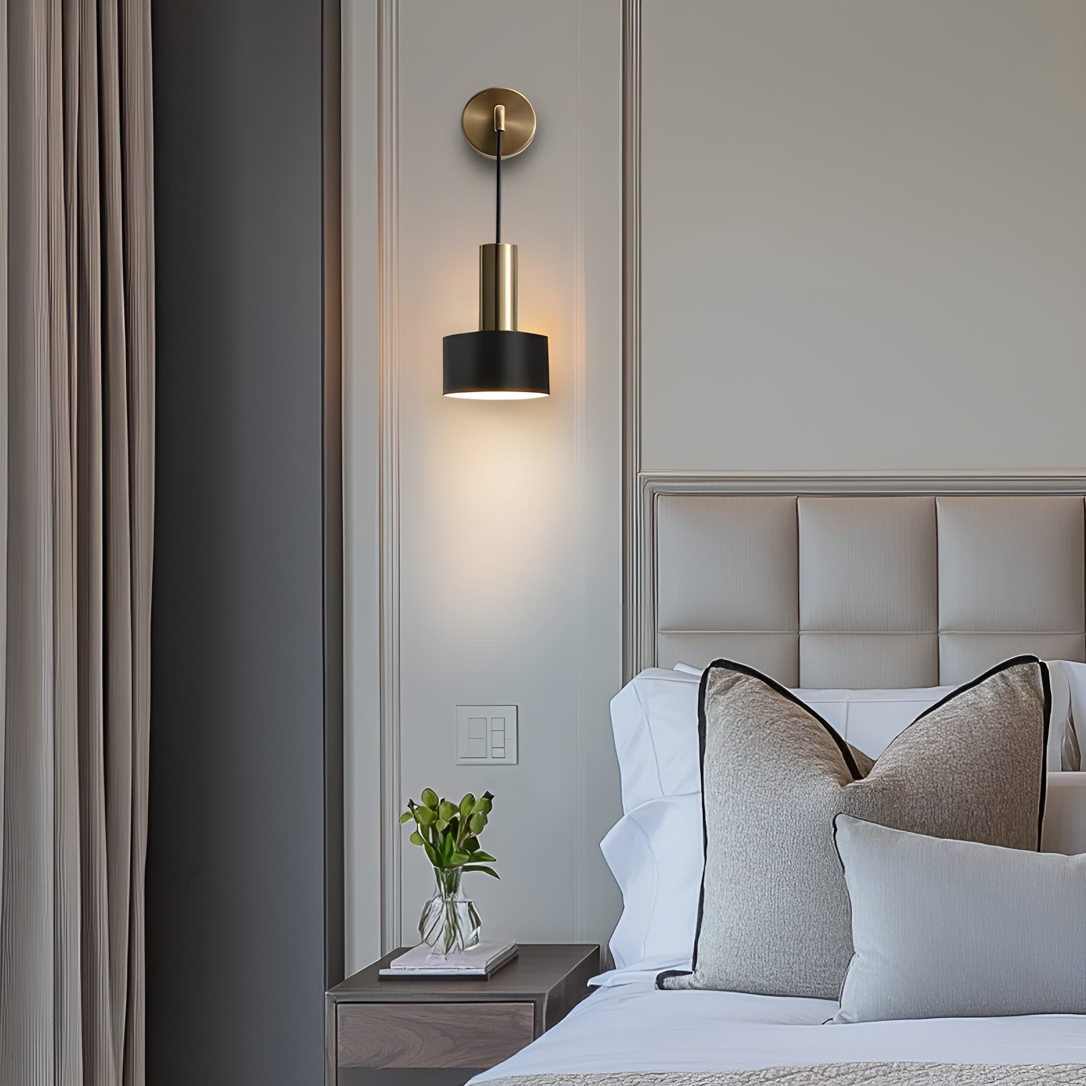 Drahtlose Wandleuchte – Modernes Design | Warmes Licht für eine gemütliche Atmosphäre