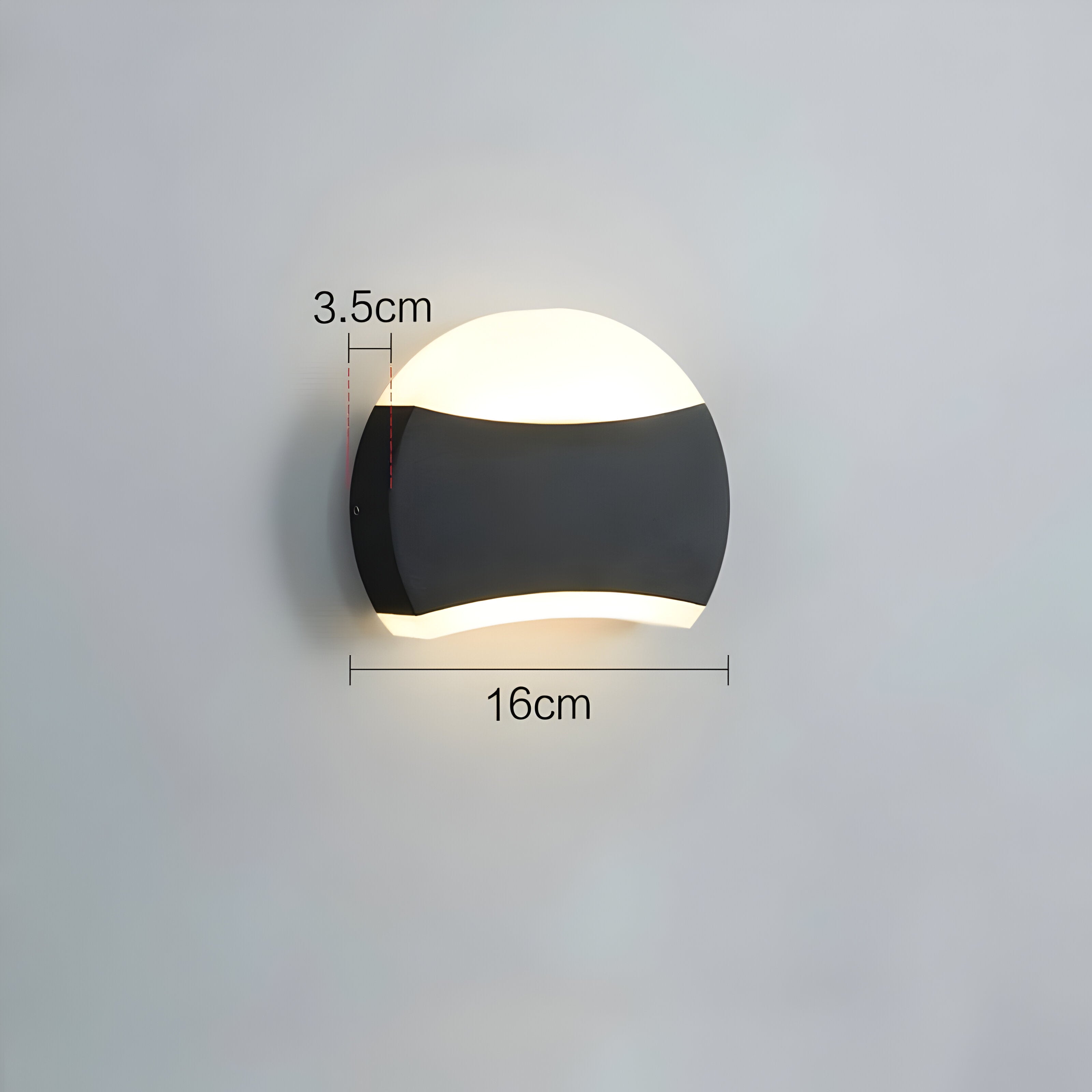 EchoBeam Light – Wasserdichte LED-Wandleuchte