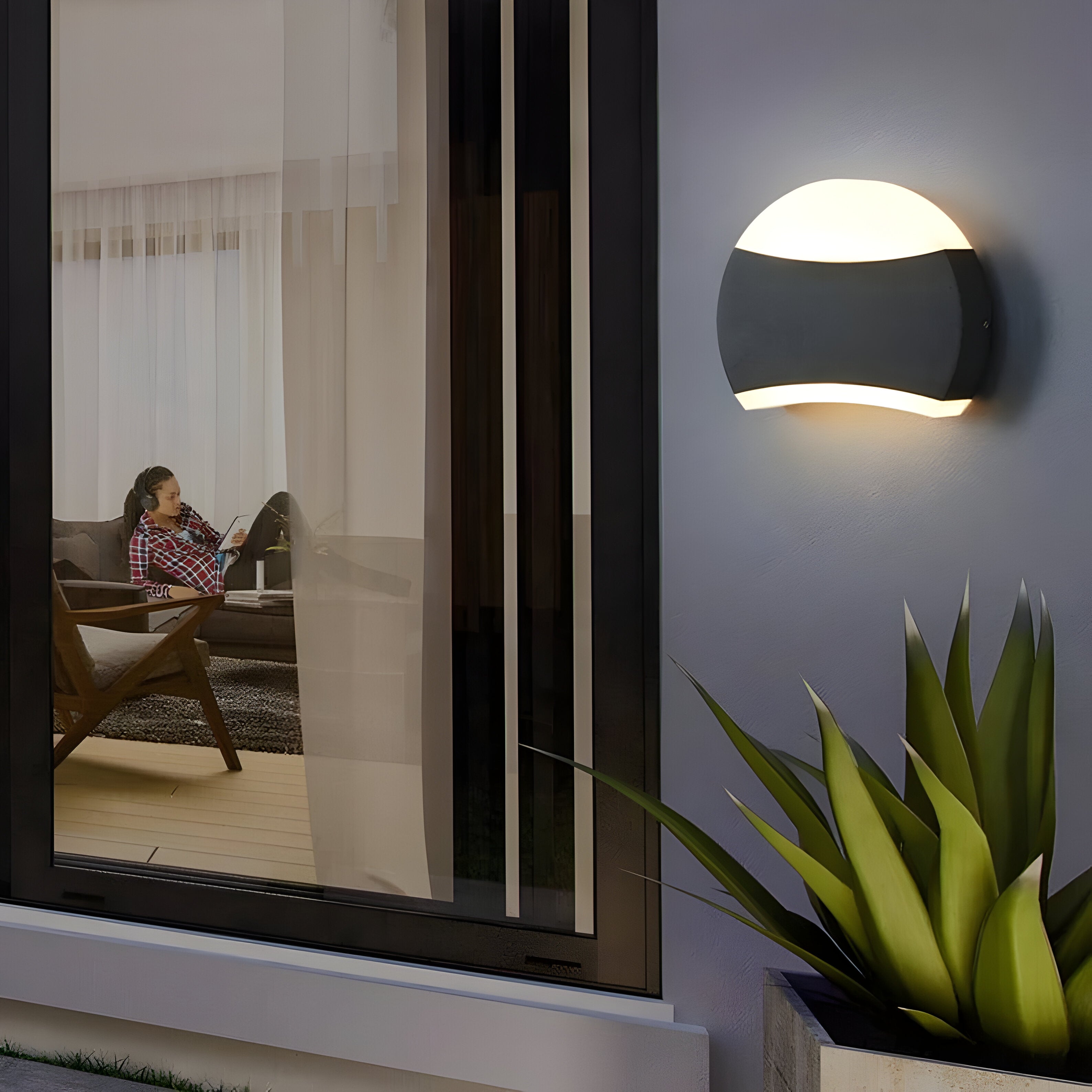 EchoBeam Light – Wasserdichte LED-Wandleuchte
