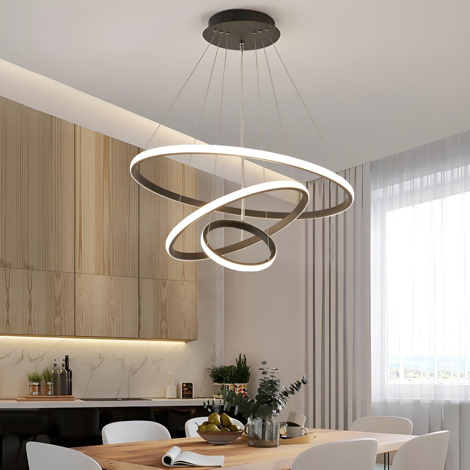 ChicSphere Light - Modernes LED Pendelleuchten Kronleuchter Elegare