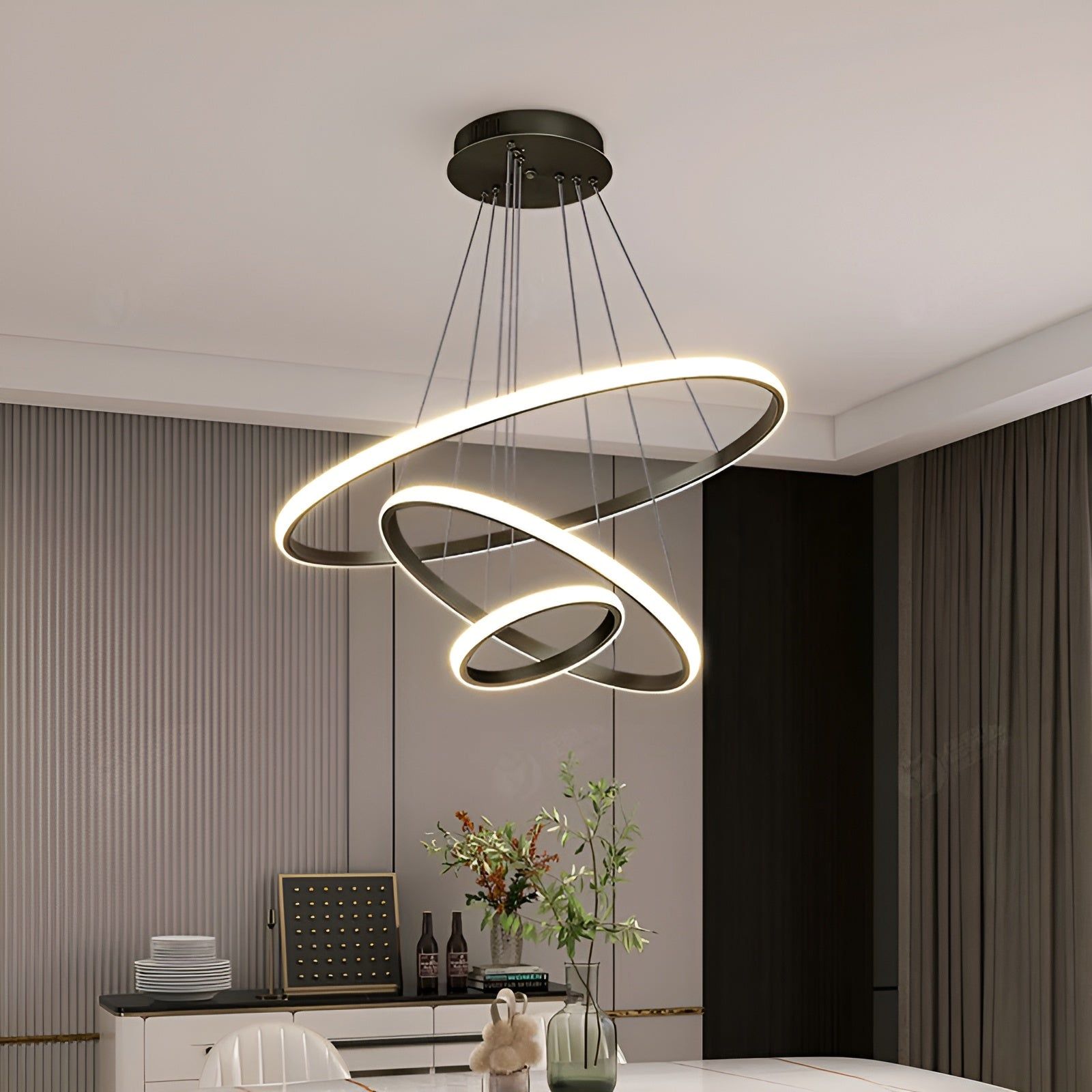 ChicSphere Light - Modernes LED Pendelleuchten Kronleuchter Elegare