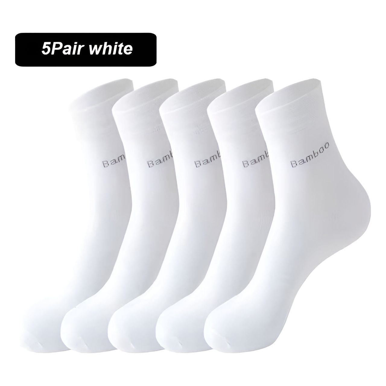 Heinrich Socken - Lässige atmungsaktive 5 Paar Premium Bambusfaser Socken Elegare