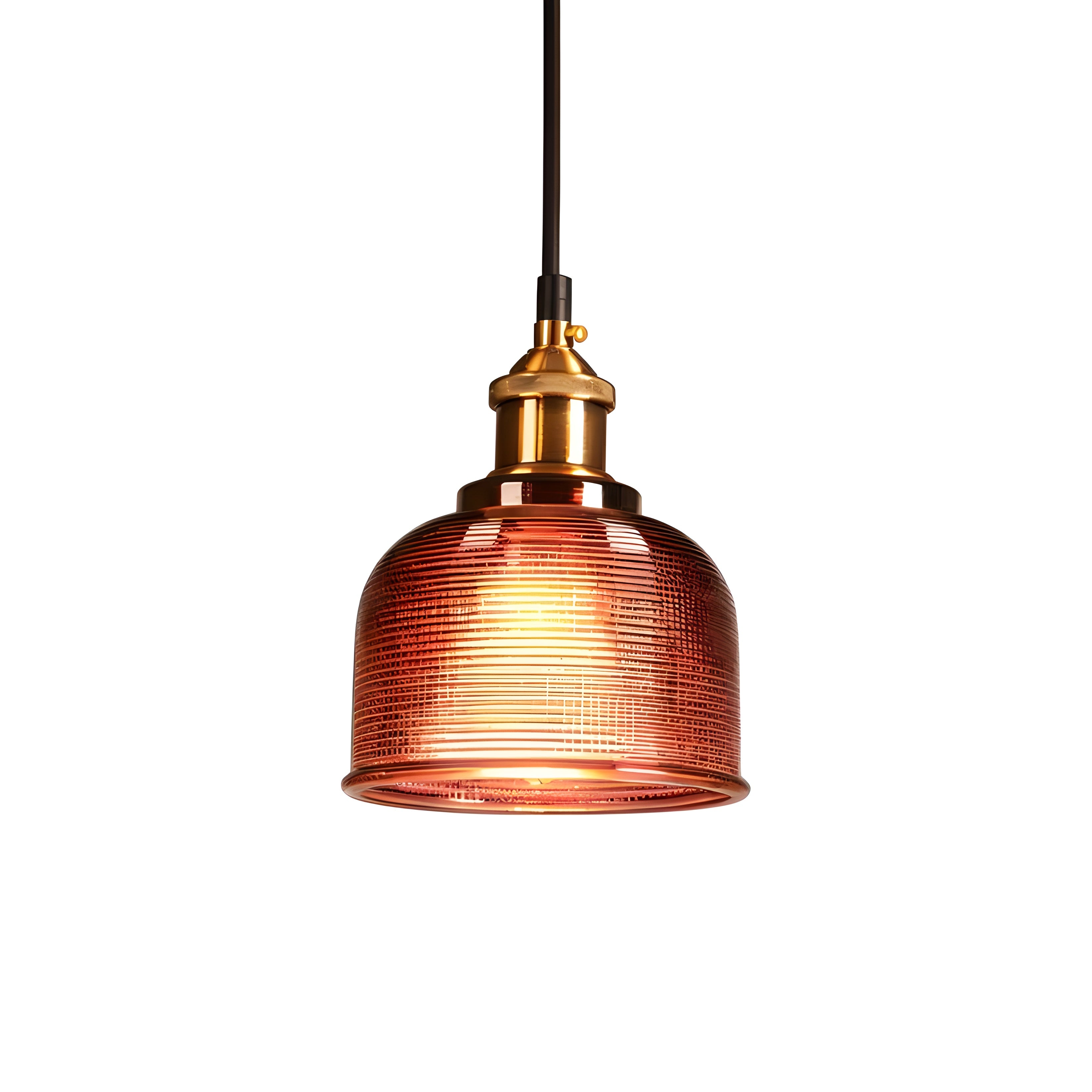 HeritageGlow Light - Glänzende Vintage-Glocken-Pendelleuchte