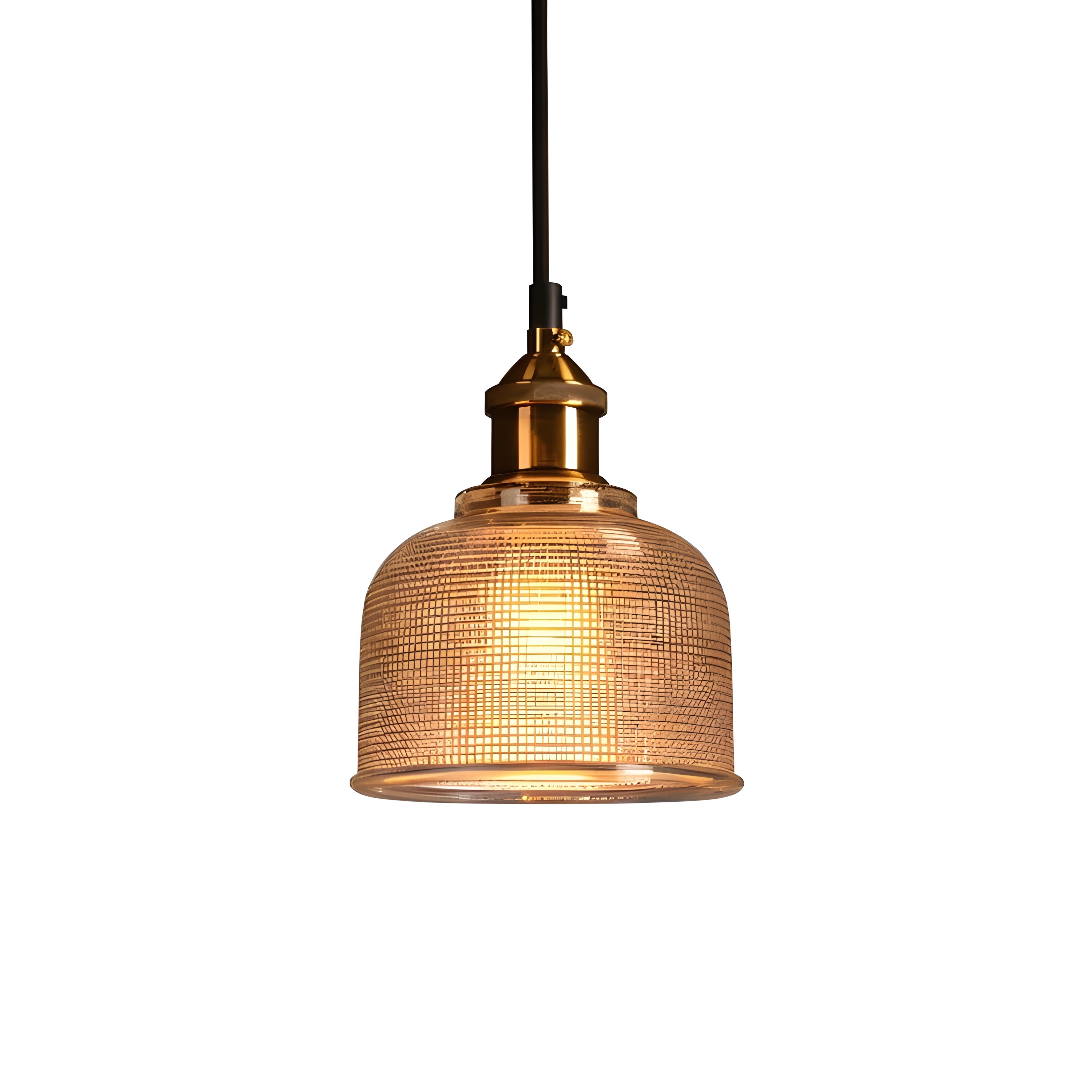 HeritageGlow Light - Glänzende Vintage-Glocken-Pendelleuchte