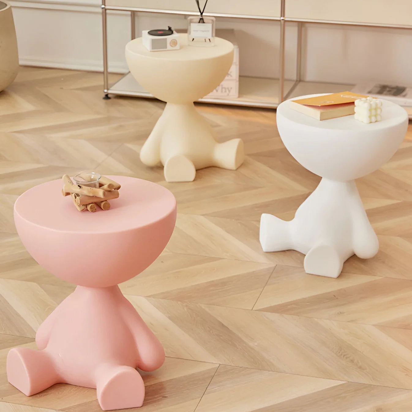 Runder Couchtisch – Luxuriös & Modern | Eleganter Wohnzimmertisch für Stilvolle Einrichtung - Wohnzubehör