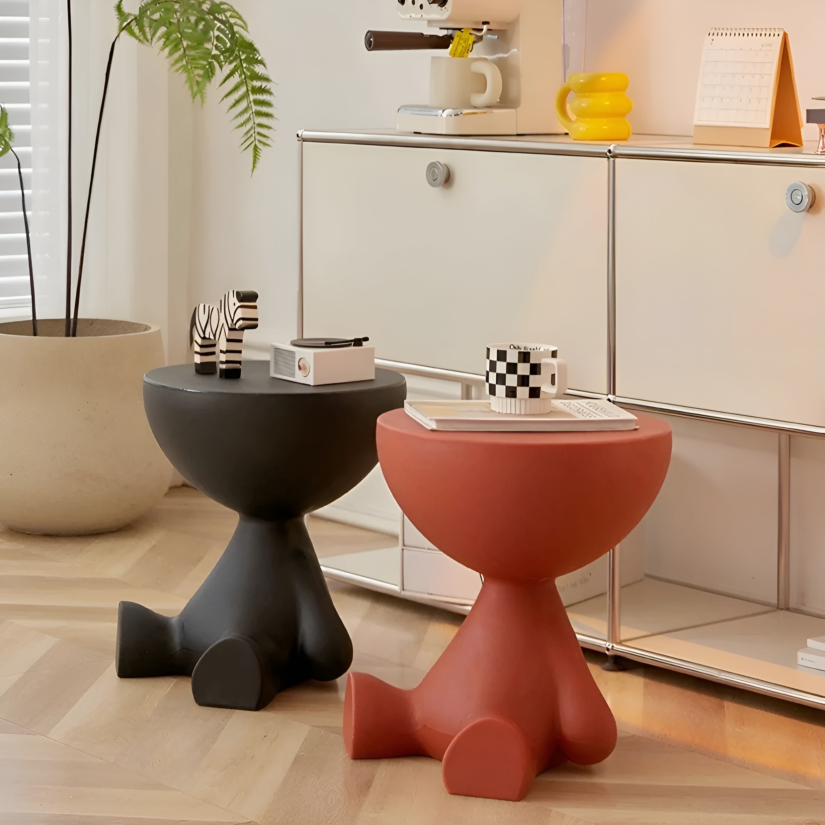 Runder Couchtisch – Luxuriös & Modern | Eleganter Wohnzimmertisch für Stilvolle Einrichtung - Wohnzubehör