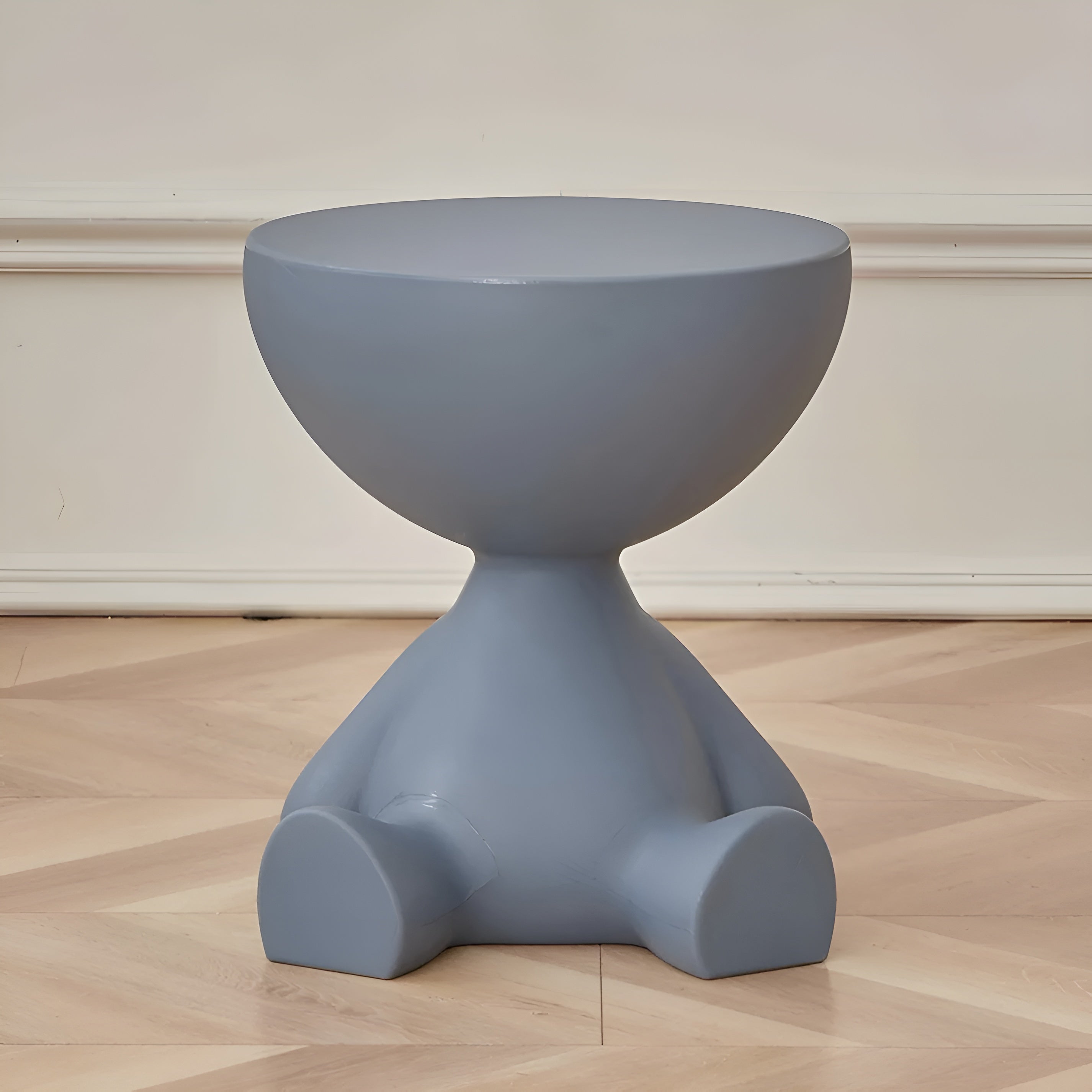 Runder Couchtisch – Luxuriös & Modern | Eleganter Wohnzimmertisch für Stilvolle Einrichtung - Blau - Wohnzubehör
