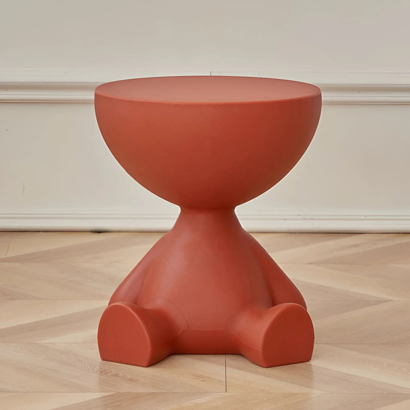 Runder Couchtisch – Luxuriös & Modern | Eleganter Wohnzimmertisch für Stilvolle Einrichtung - Rot - Wohnzubehör