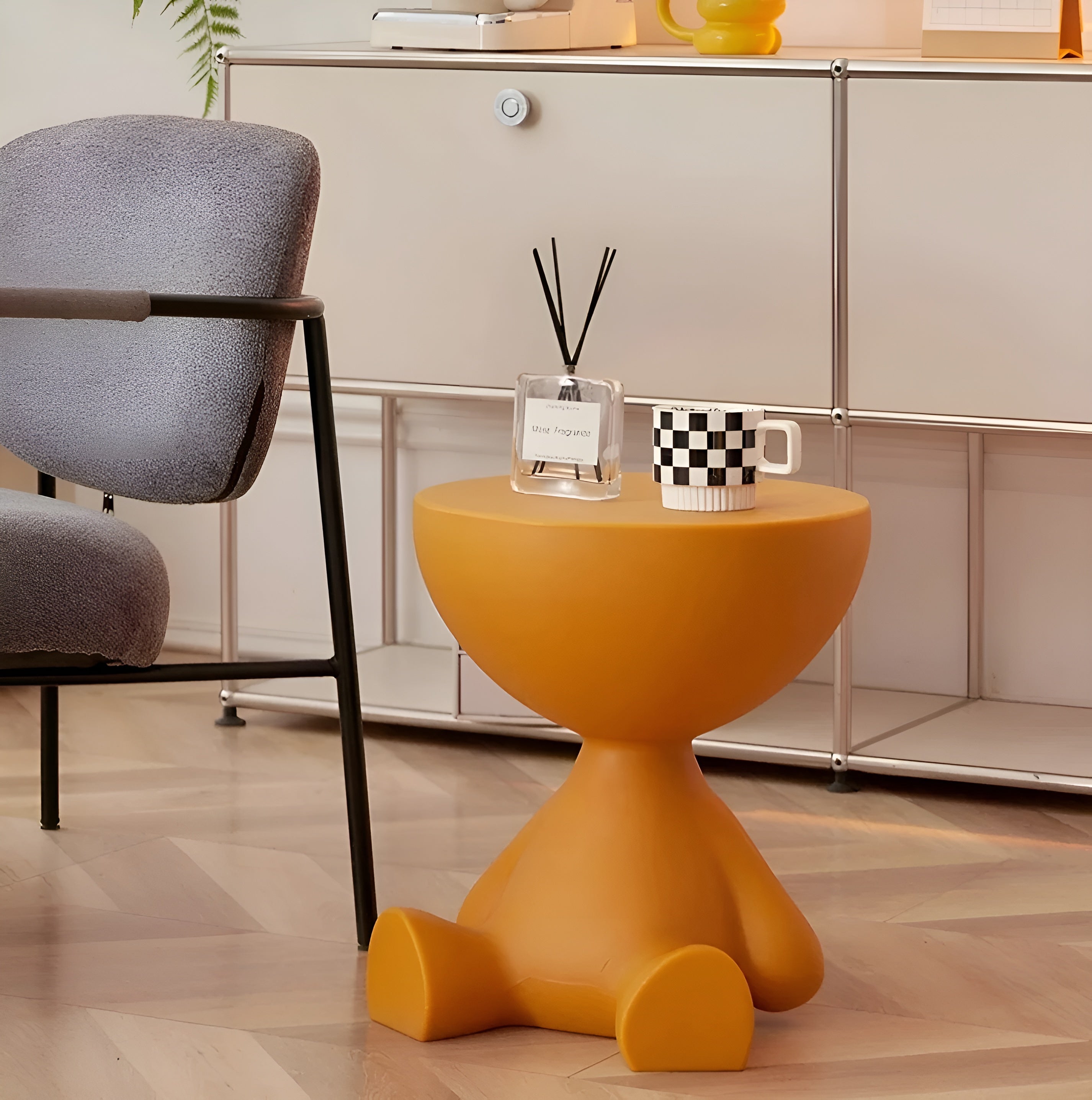 Runder Couchtisch – Luxuriös & Modern | Eleganter Wohnzimmertisch für Stilvolle Einrichtung - Wohnzubehör