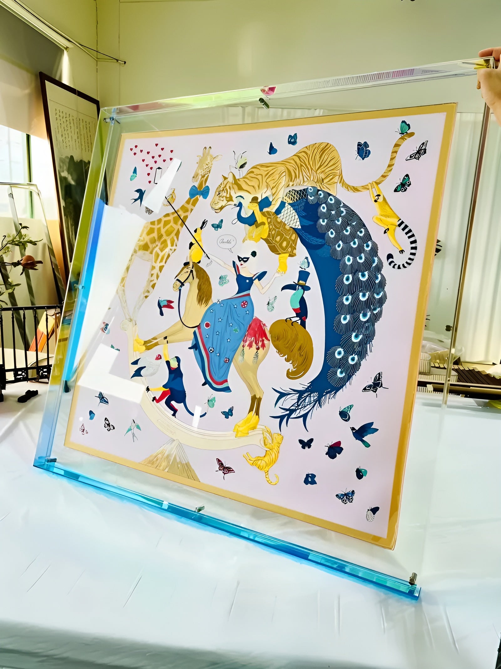 Acryl Bilderrahmen – Neon Design im Stil der 80er | Modern und Dekorativ