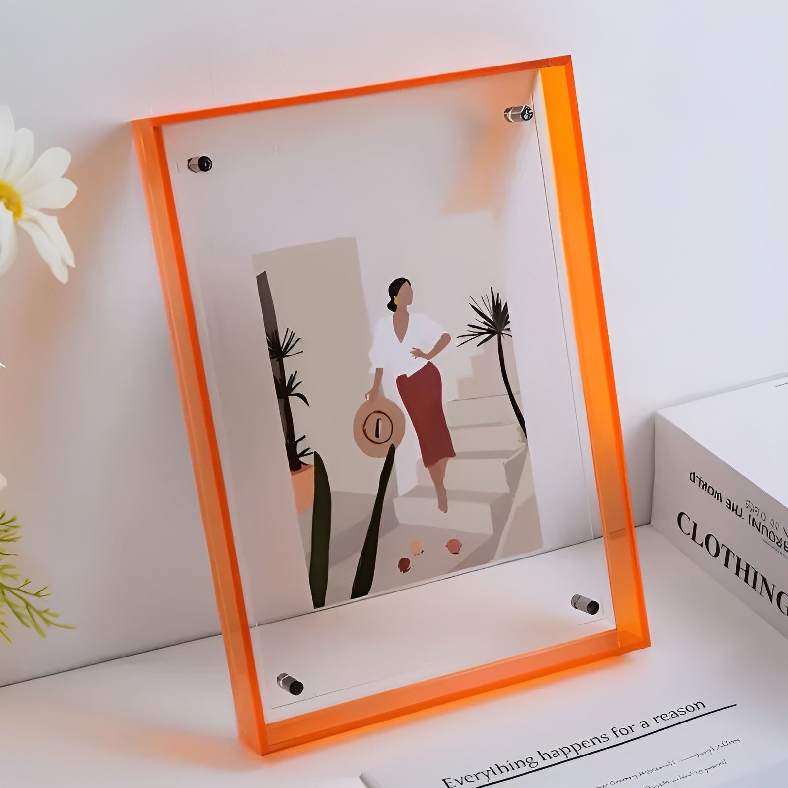 Acryl Bilderrahmen – Neon Design im Stil der 80er | Modern und Dekorativ