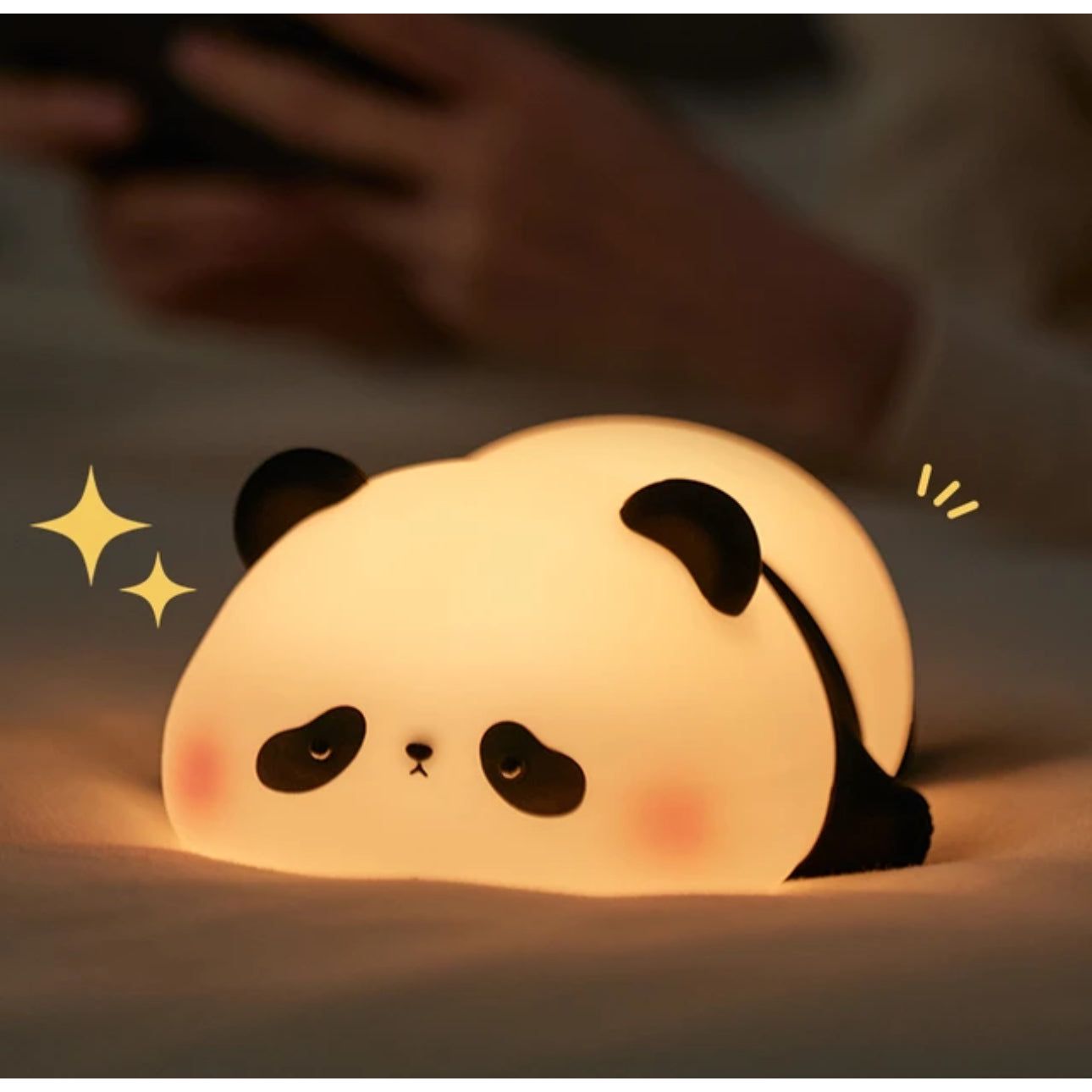 CuddlePanda Light - Panda Süße Silikon LED Nachtlicht Elegare