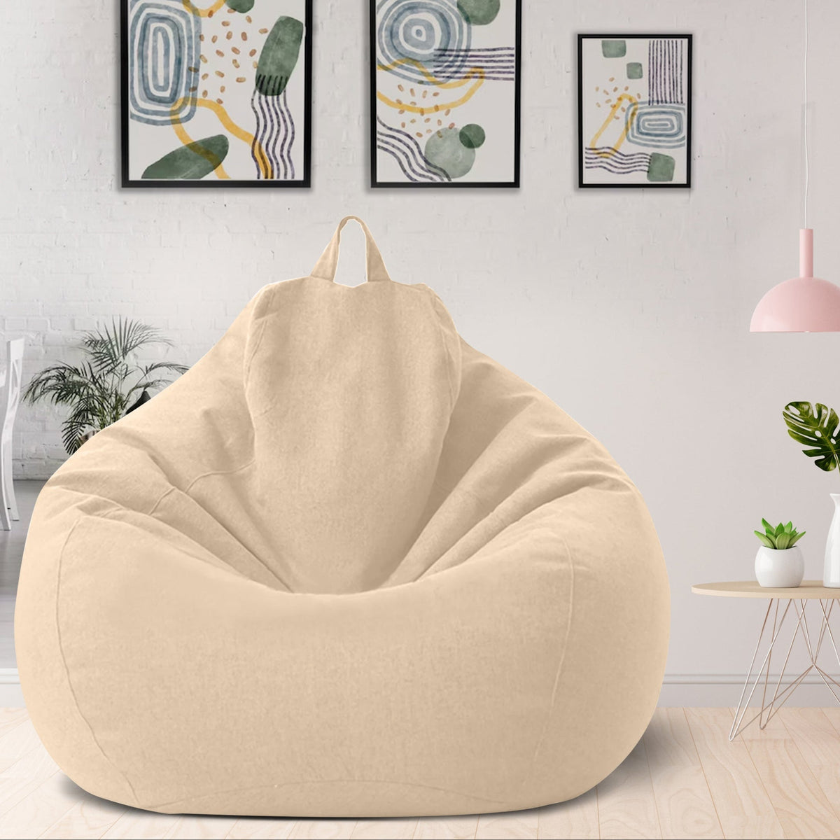 Roter Sitzsack-Bezug – Teenagergröße 80x90 cm
