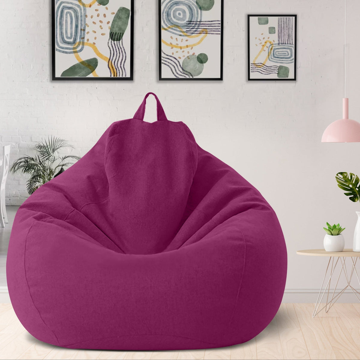 Sitzsack-Bezug in Schwarz – ergonomisch und stilvoll