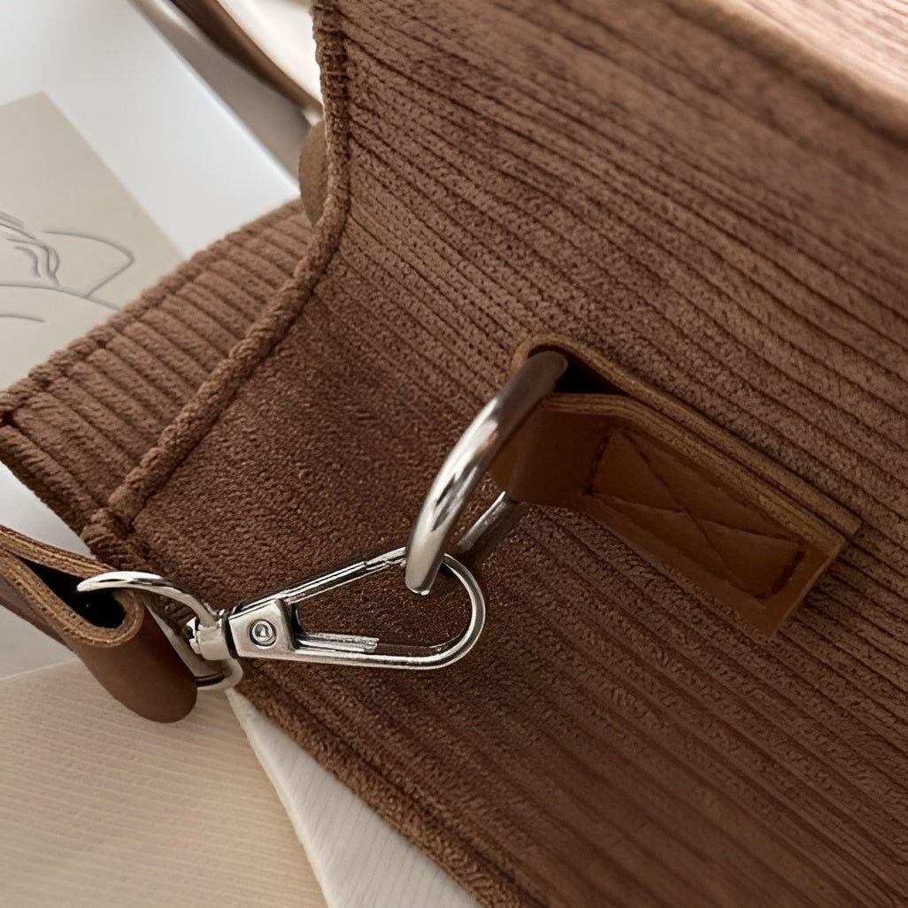 Bertha Bag - Vintage Cord Schulter Umhängetasche für Frauen - Elegare