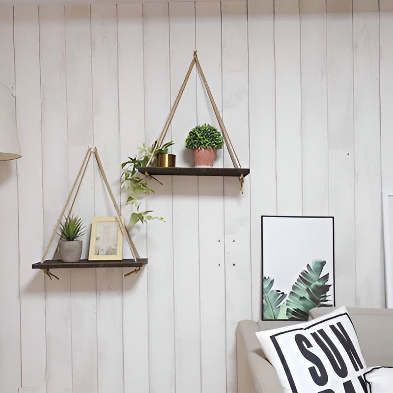 Chic SwingShelf - Minimalistisches Multifunktionales Hängendes Wandregal - Elegare