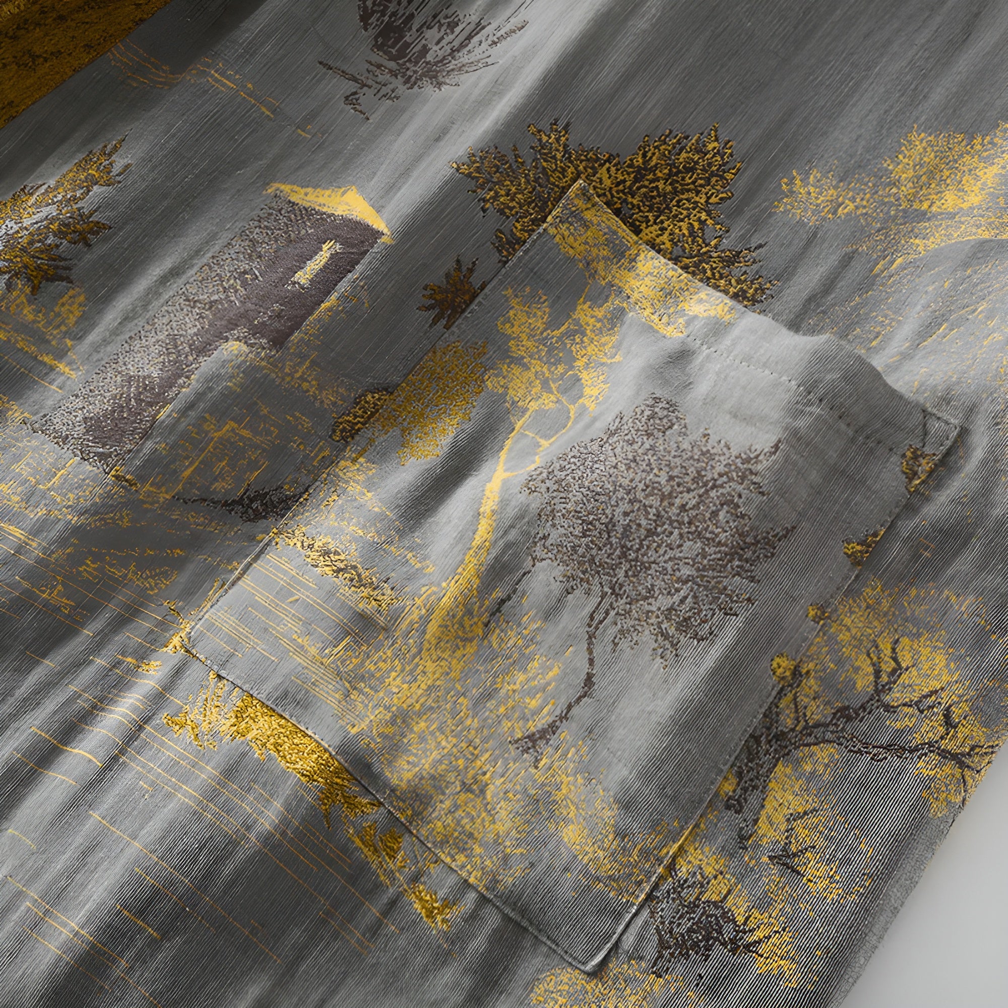 Baumwoll-Kimono Bademantel – Leicht und Atmungsaktiv | Retro-Stil für Zuhause und Spa