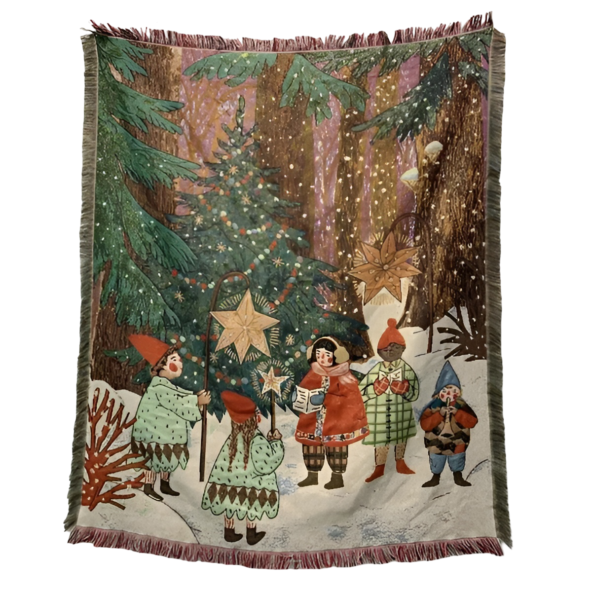Weihnachtsdecke mit Nussknacker-Motiv – Weiches Fleece | Perfekt für Winterabende und Dekoration