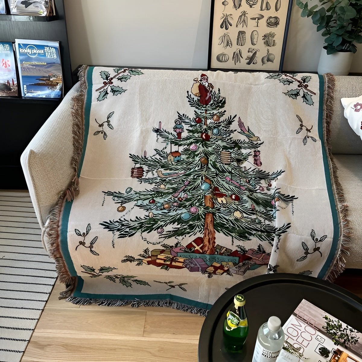 Weihnachtsdecke mit Nussknacker-Motiv – Weiches Fleece | Perfekt für Winterabende und Dekoration