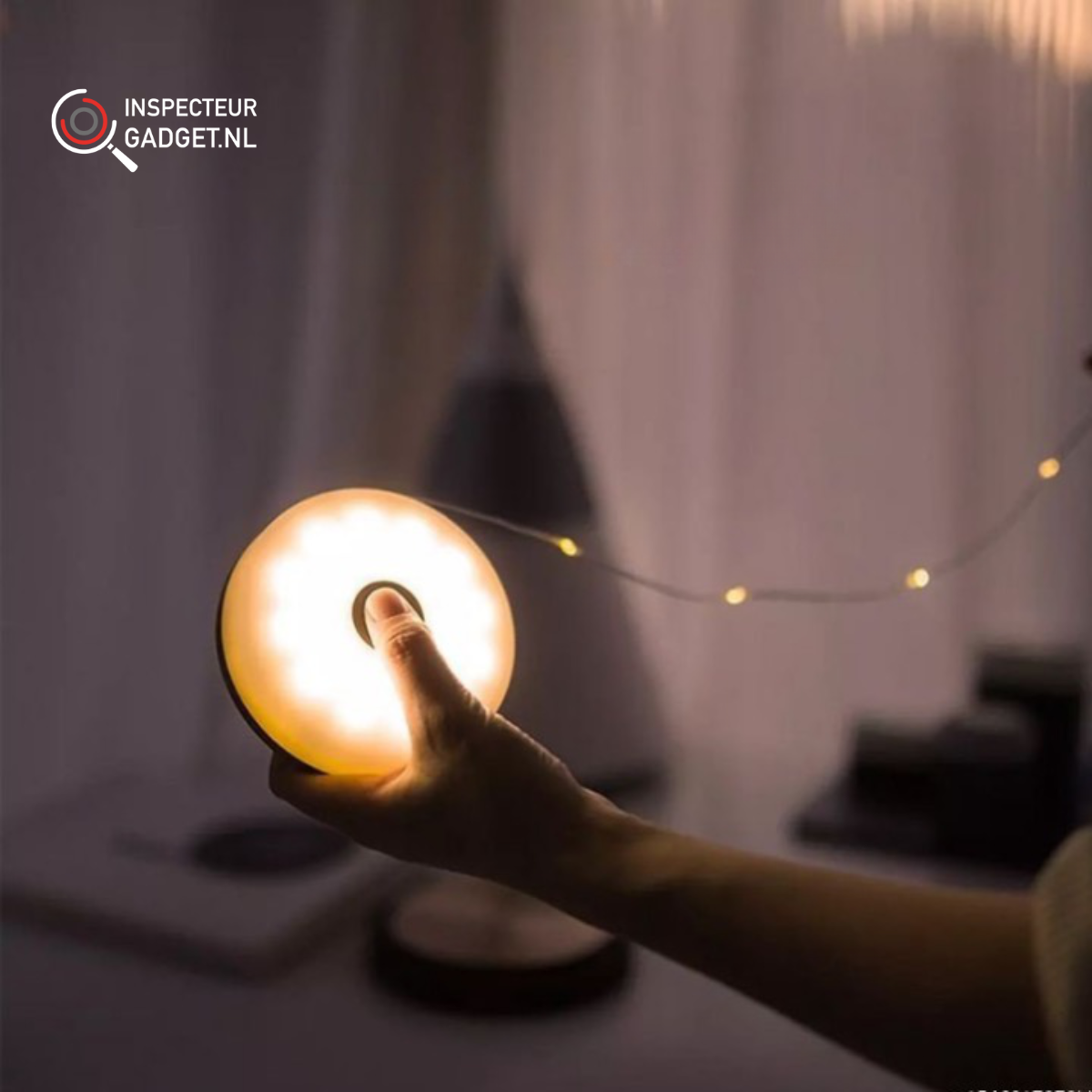 Aufrollbare LED-Lichterkette, 10 Meter, mit Aufrollmechanismus