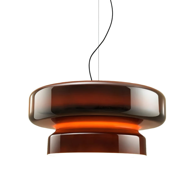 Mundgeblasene Glas-Hängeleuchte – elegante Pendelleuchte für das Wohnzimmer, Ansicht 1