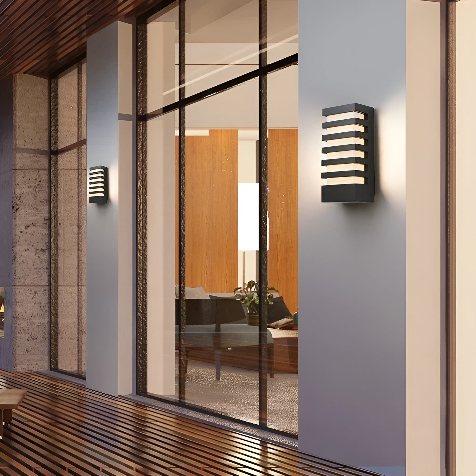 Moderne Wandleuchte aus Aluminium – Wasserdicht und Langlebig | Für Innen- und Außenbereich