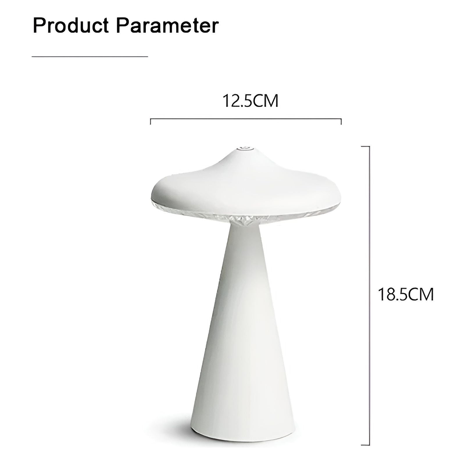 ZenMushroom Lamp - Tragbare Pilz LED Tischlampe Elegare