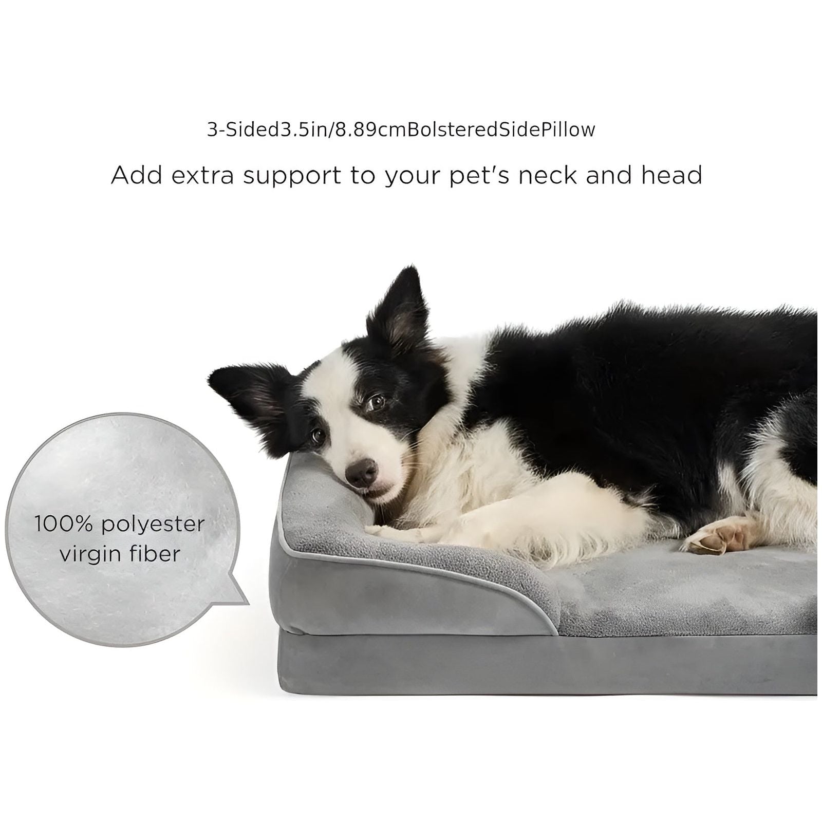 LuxePaws Bett - Orthopädisches Komfort Hundesofa Bett Elegare