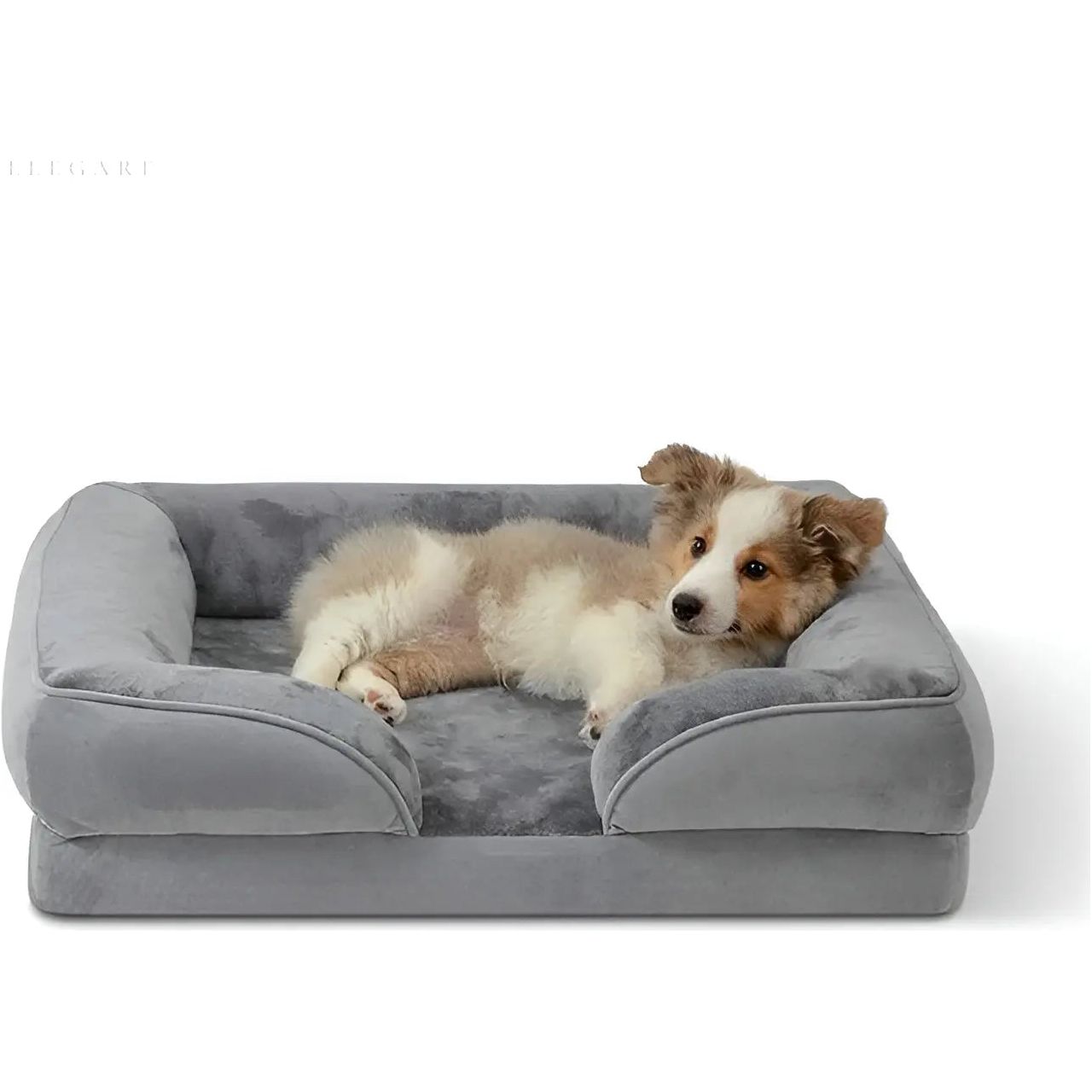 LuxePaws Bett - Orthopädisches Komfort Hundesofa Bett Elegare