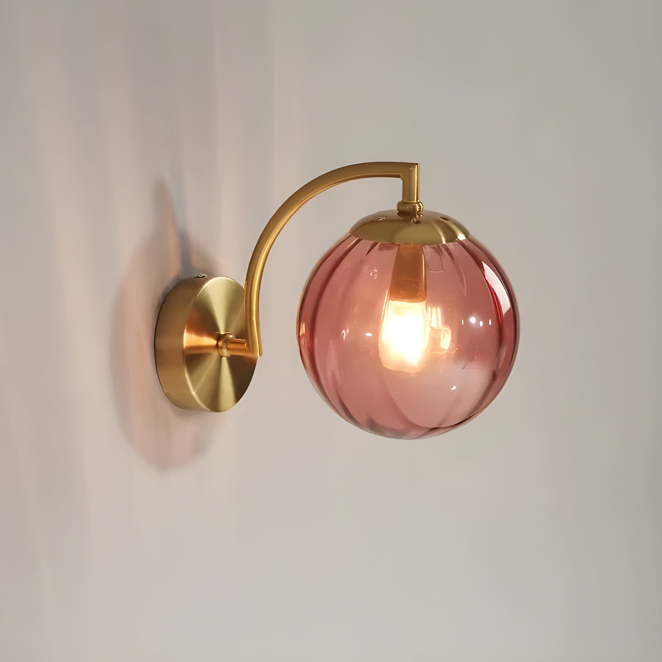 NordicBrilliance Light – Moderne LED-Wandlampe aus Glas
