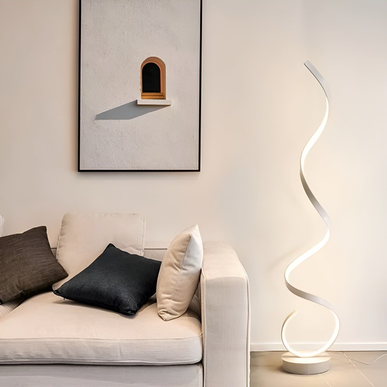 LumoCurve Light - Moderne LED Leuchte für Wohnzimmer