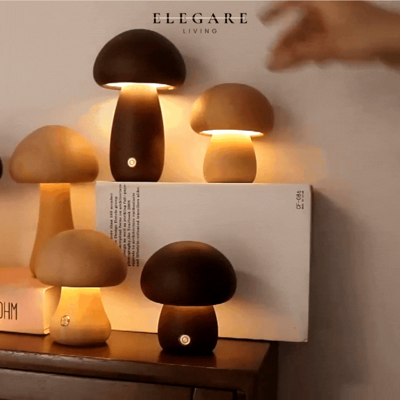 Mushroom Lamp - Pilz Nachttischleuchte - Elegare - DEA019 -   