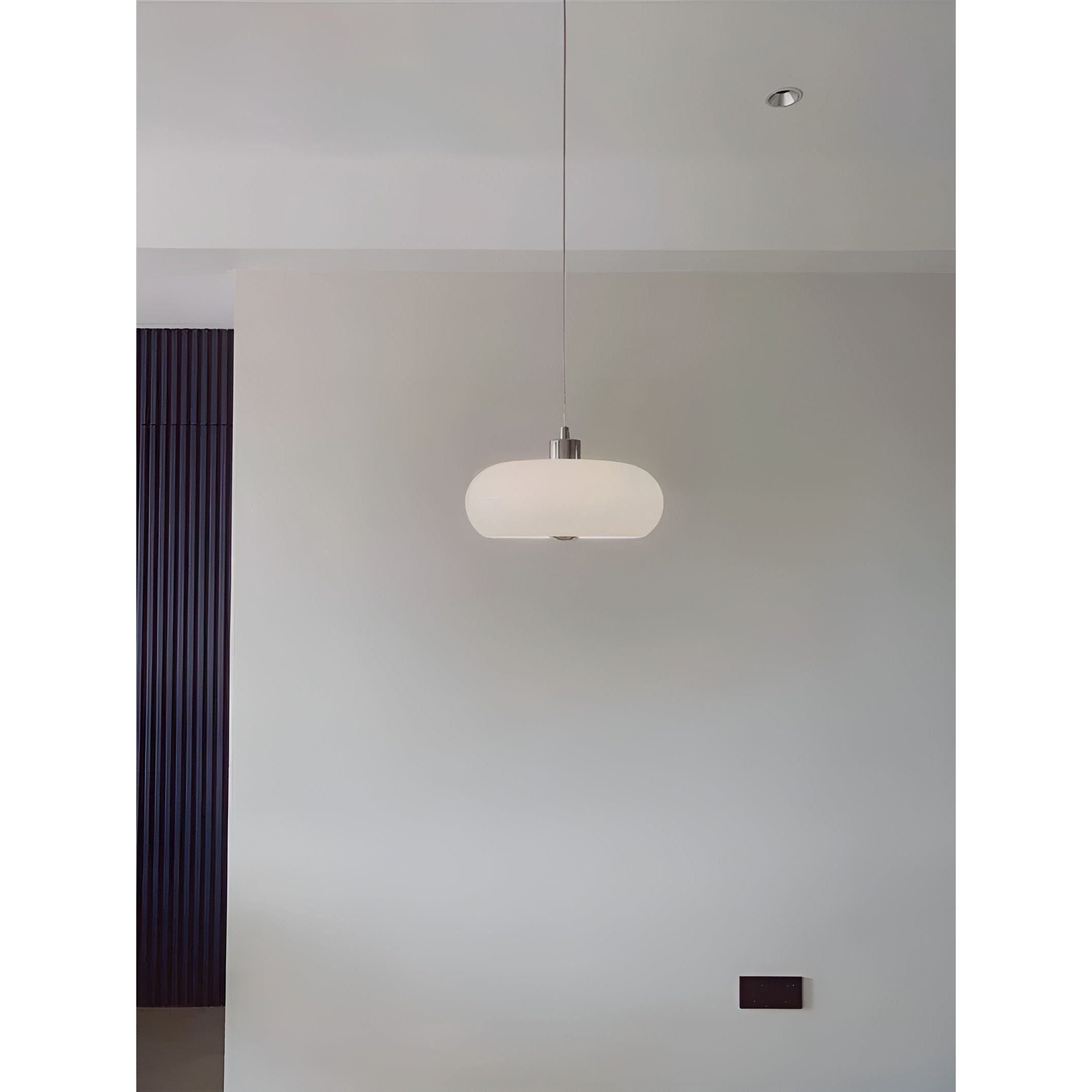 GlassGlow Lamp - Retro Nordic Glass LED Hängelampe Elegare