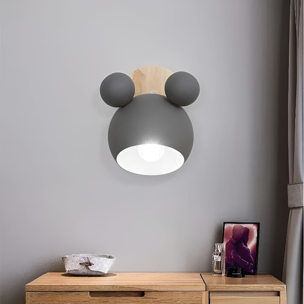 Wandleuchte im Mickey-Design – Dekorativ und Modern | Perfekt für Kinderzimmer & Wohnzimmer