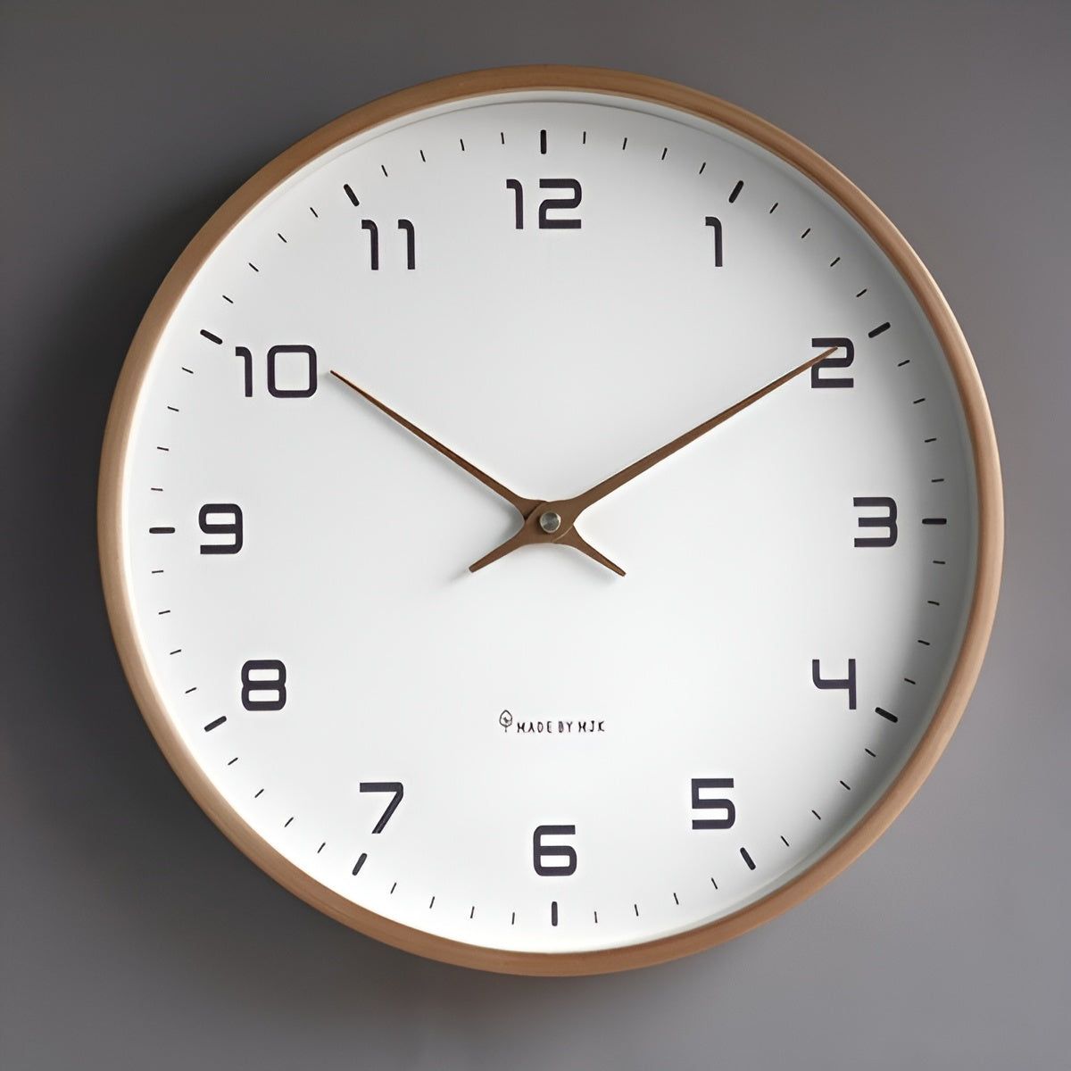 NordicWood Clock - Minimalist European Style Nordic Modern Wall Clock Elegare