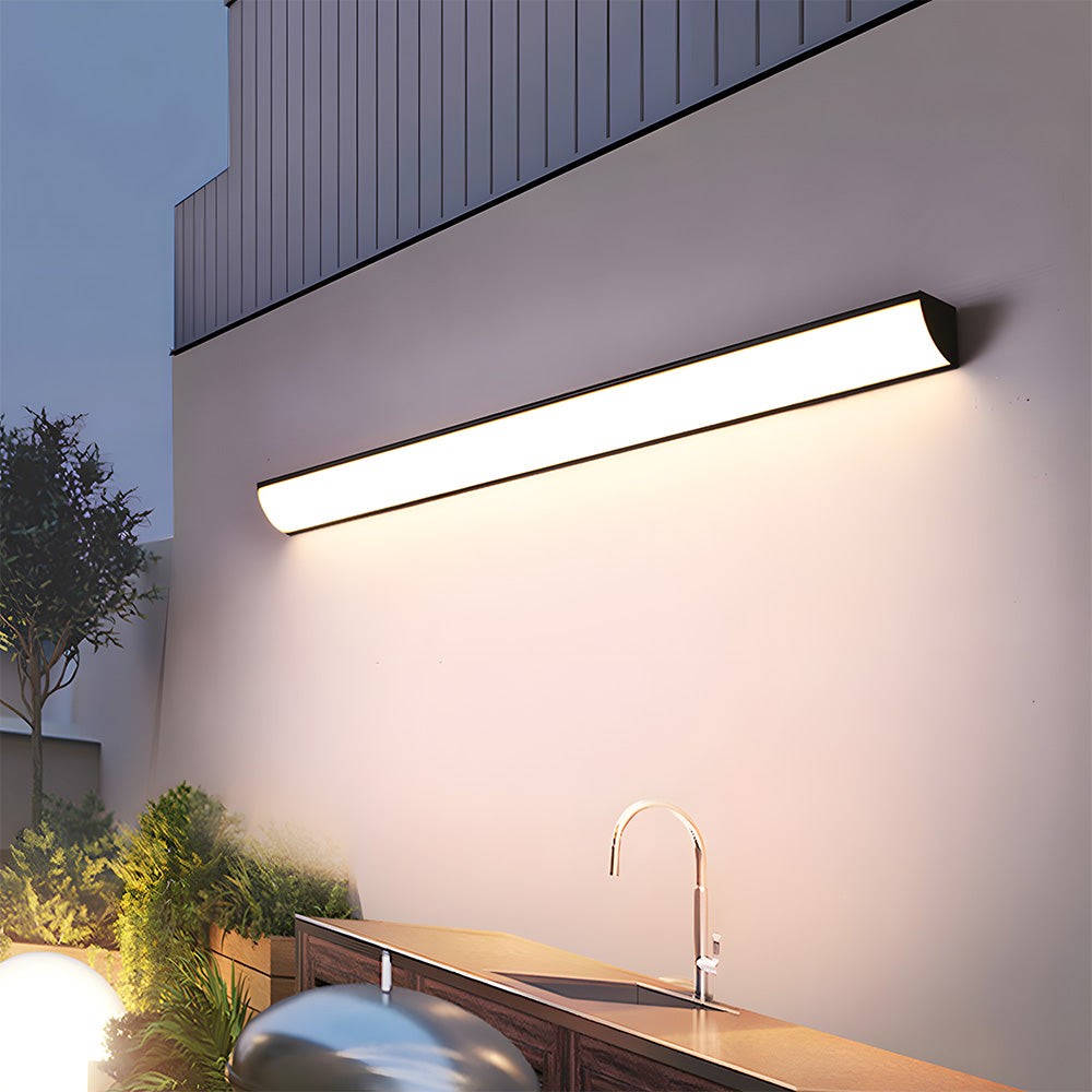 LED-Außenwandleuchte in modernem Design, geeignet für Garten und Terrasse