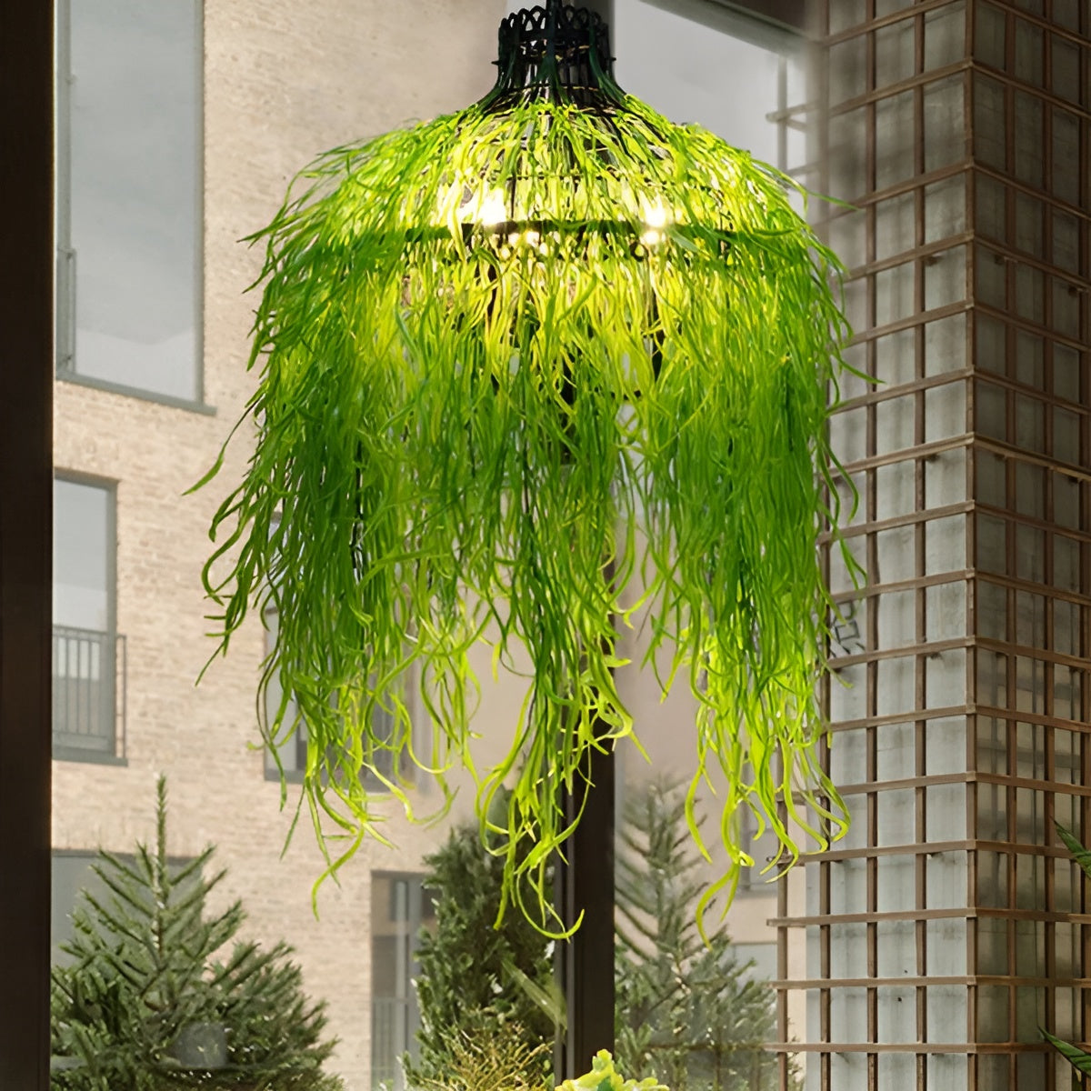 Kronleuchter im Industrial-Stil – 3 Leuchten aus Metall und Acryl | Dekorative Innenbeleuchtung