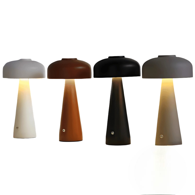 Kabellose LED-Tischlampe –  Moderne Wiederaufladbar und Kabellos | Schlichtes Nordic-Design