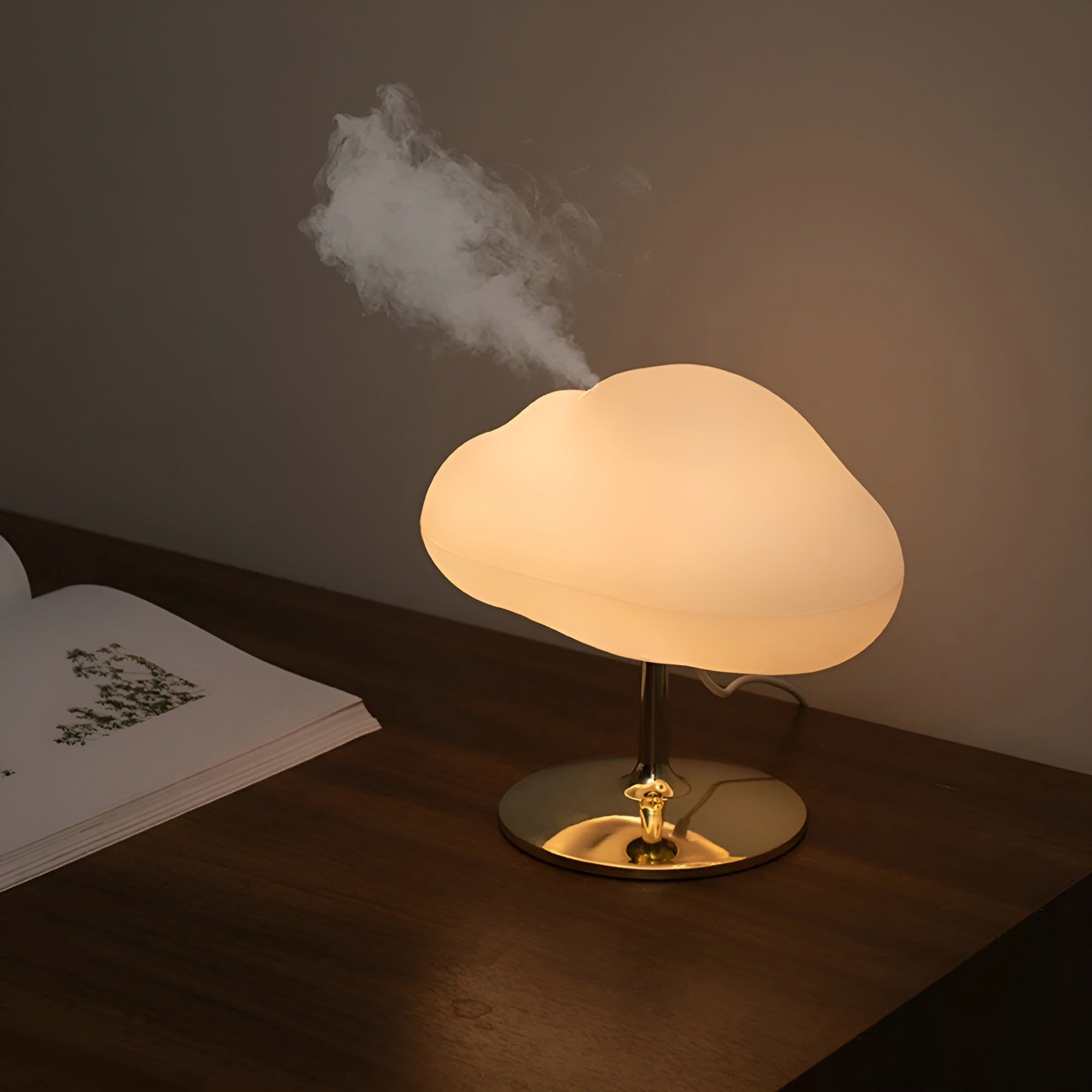 MistCloud Diffuser - Ultraschall USB Luftbefeuchter & ätherisches Öl Zerstäuber für Beruhigende Atmosphäre - Elegare