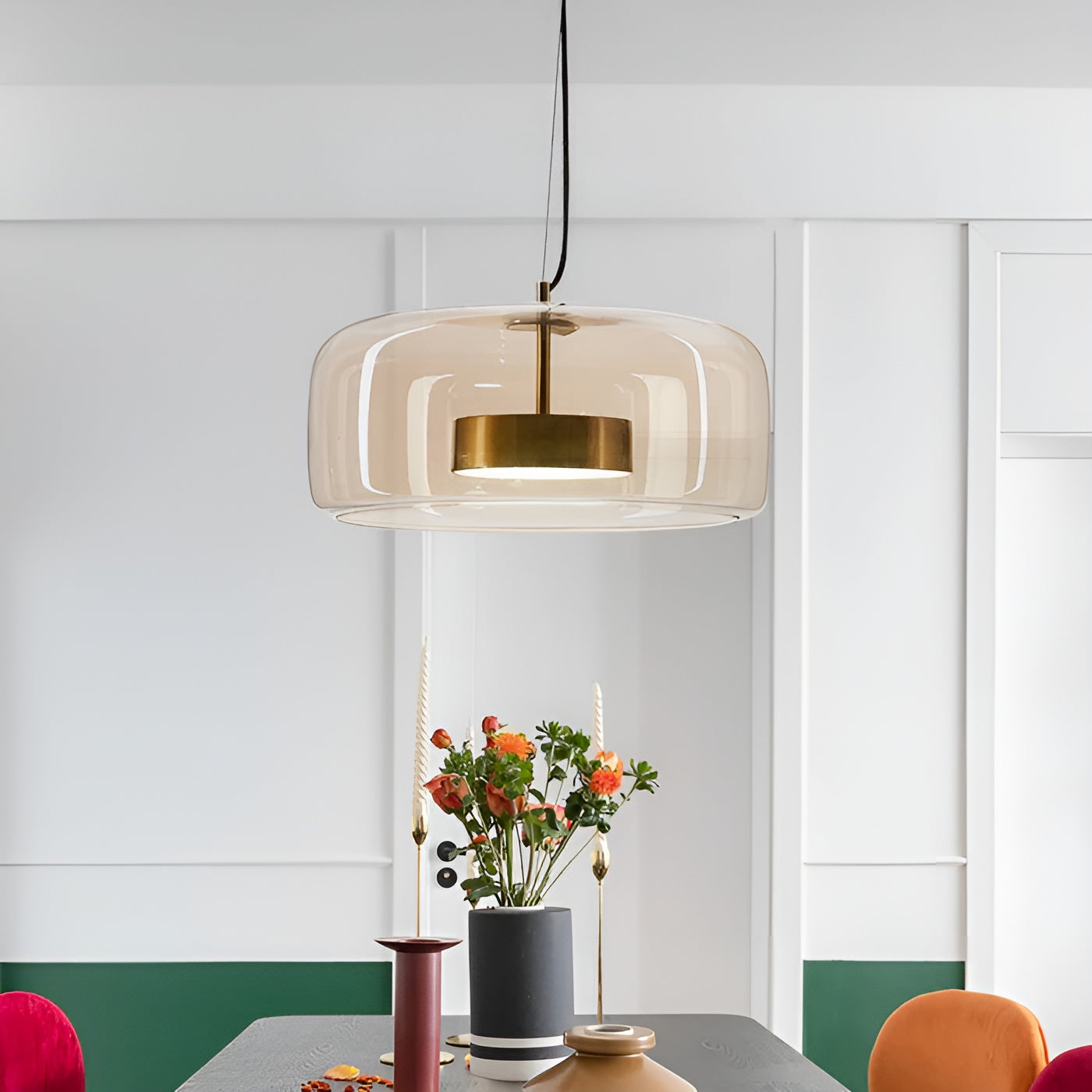 Glaslampe zum Aufhängen – Zeitlos & Dekorativ | Wohn- und Essbereich